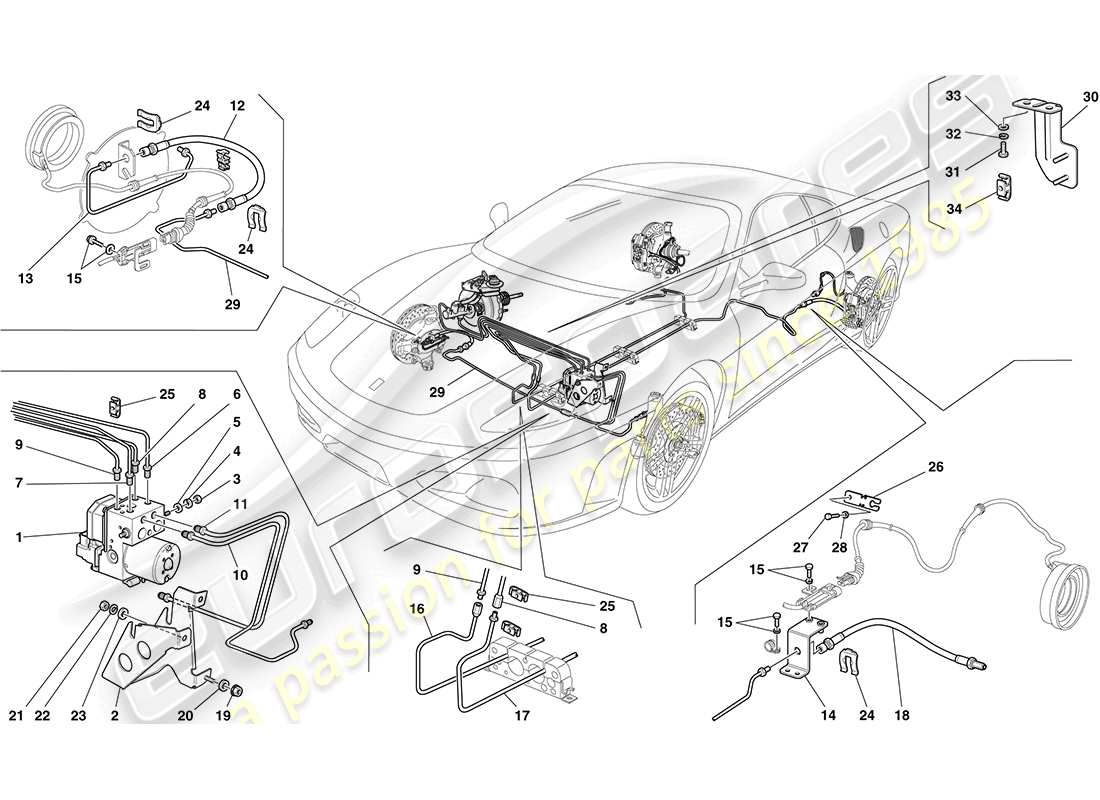 Wallpaper #9WcK-5IBSpphPi3-L5KF404 F430 Coupe USA External Gearbox Controls Diagram 0033