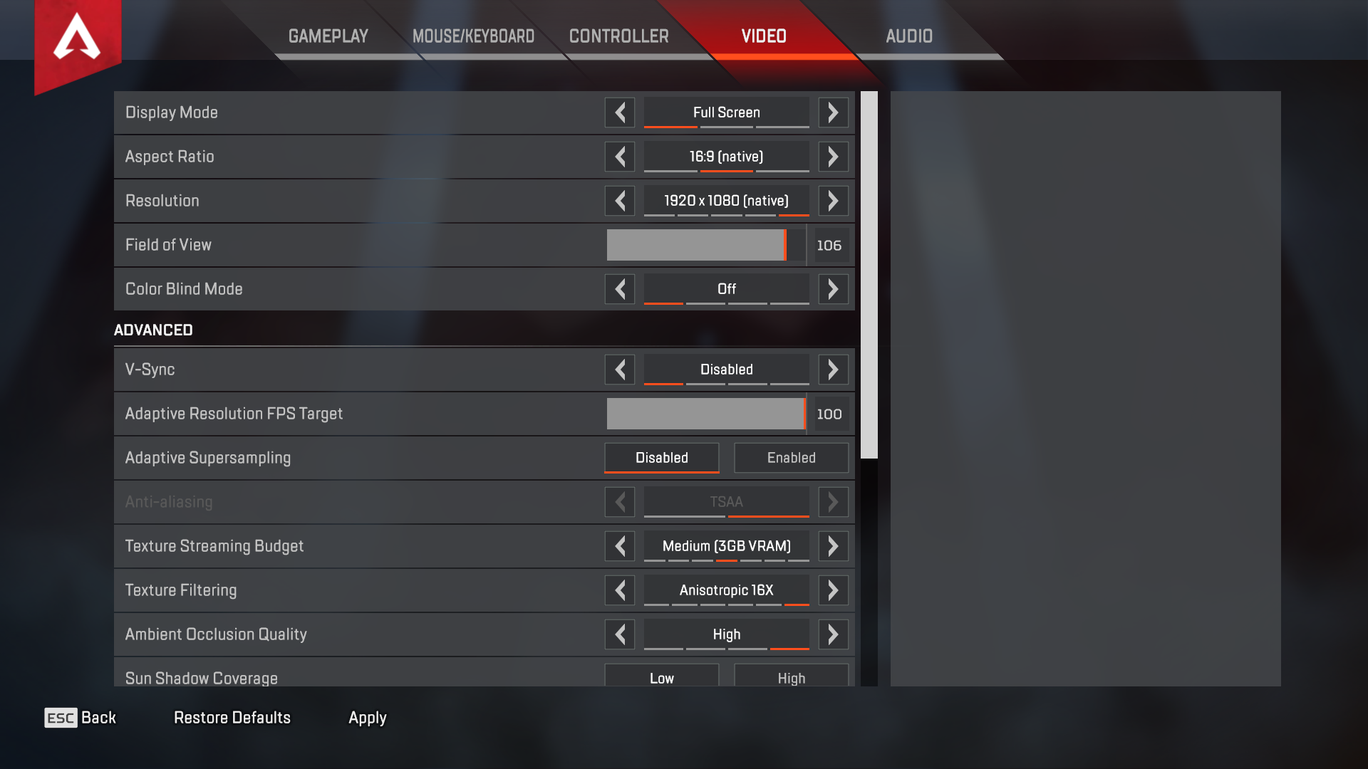 Wallpaper #SRnlF48BtGB6xQ78m3At49 Seagull Apex Legends Settings Keybinds August 2022