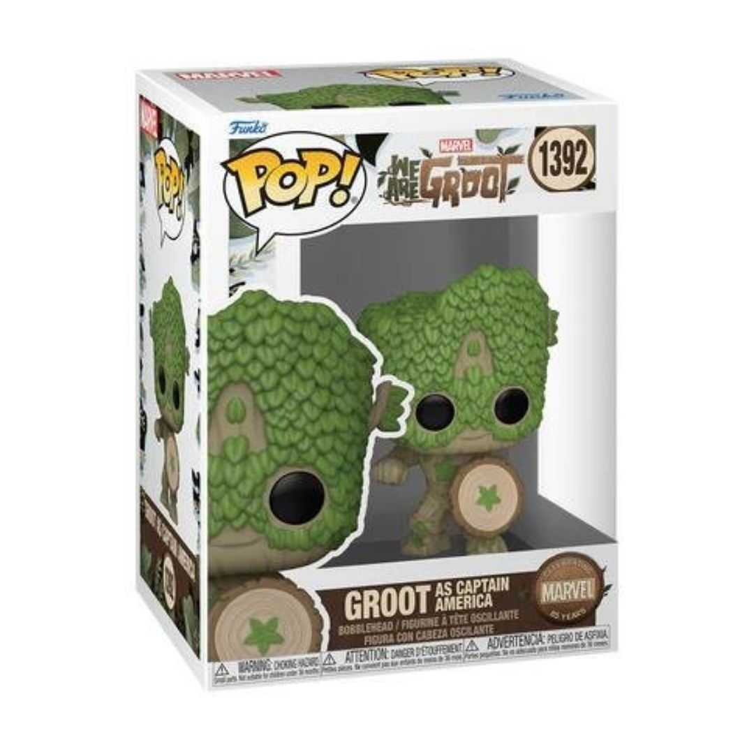 Wallpaper #PGe08JIBSpphPi3-pWiQ397 Funko Pop Marvel We Are Groot Groot as Captain America Nerdom Greece