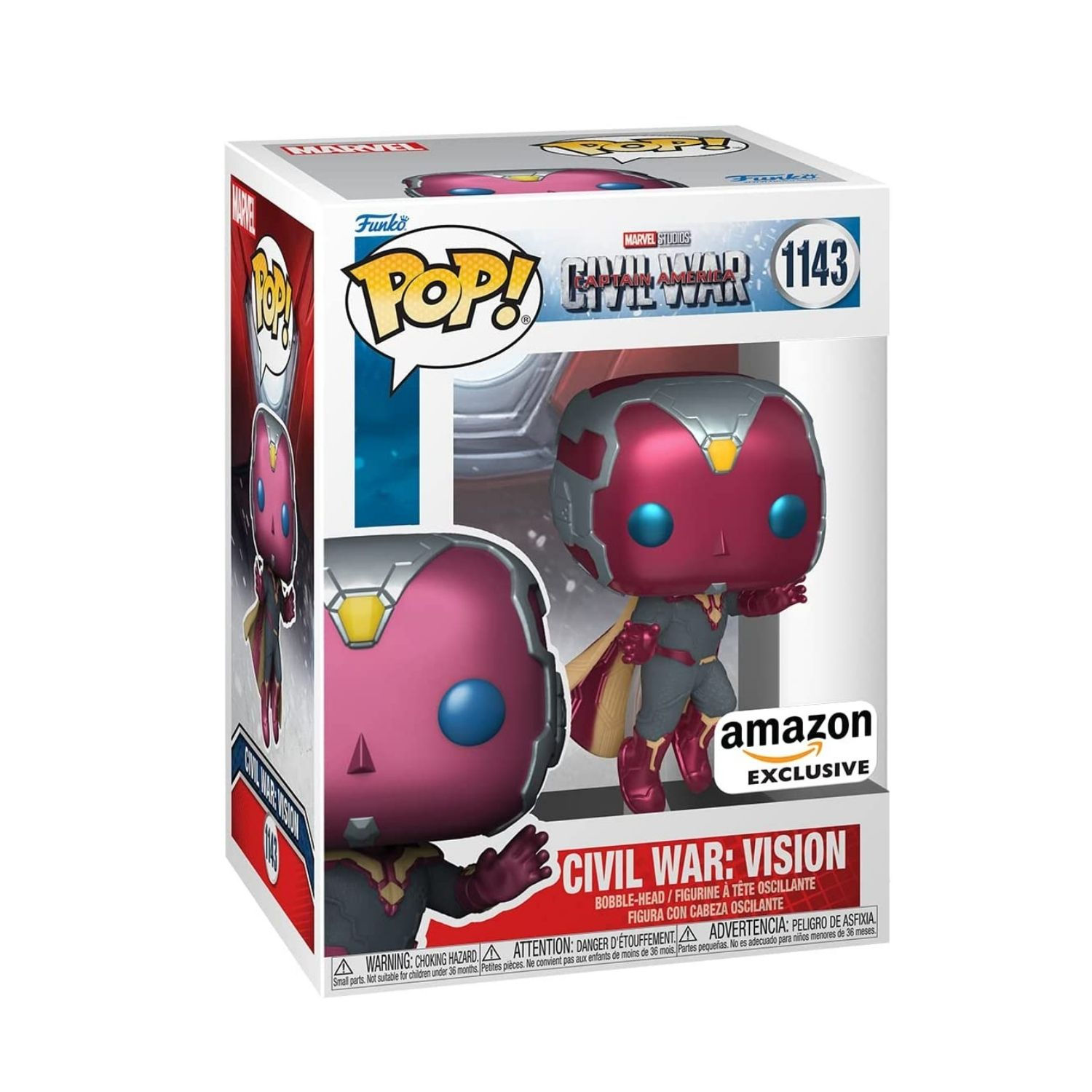 Wallpaper #_aV-OJMBVBiSkHCa5Y3h183 Fighoura Funko Pop Marvel Civil War Vision Special Edition 68228