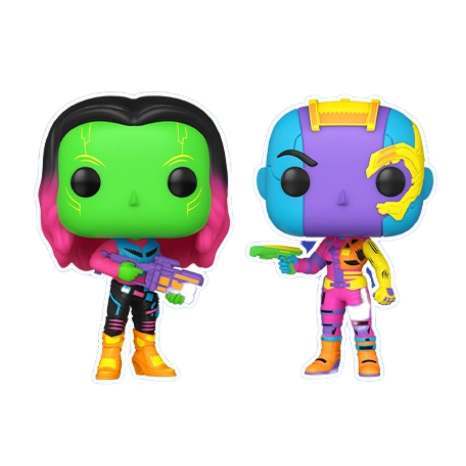 Wallpaper #1qVvOJMBVBiSkHCapo06312 Funko Pop Marvel Blacklight 2 Pack Nebula and Gamora Special Edition