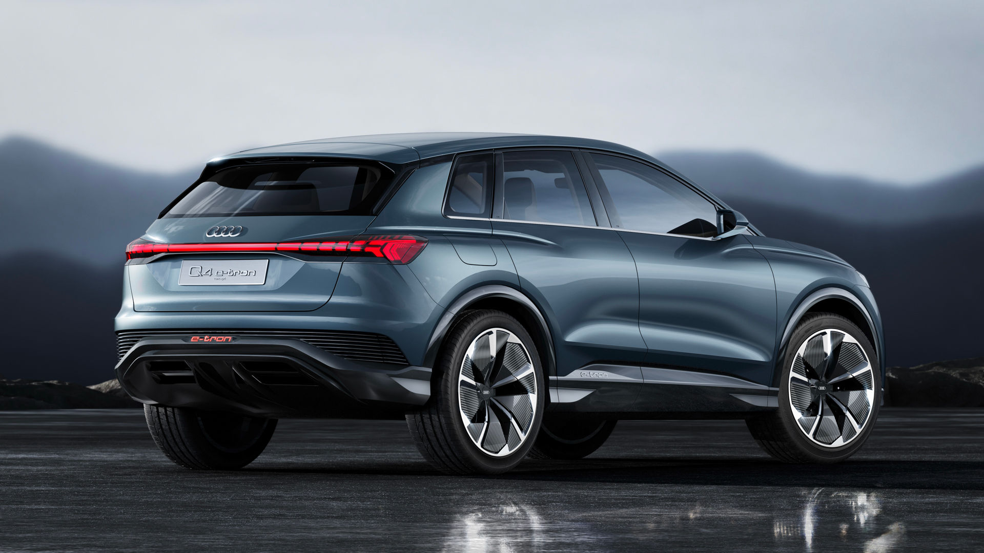 Wallpaper #aAP8ZJMBpyOg8YnEodhj53 Geneva 2019 Audi Q4 E Tron Concept is a Surprisingly Pretty Crossover