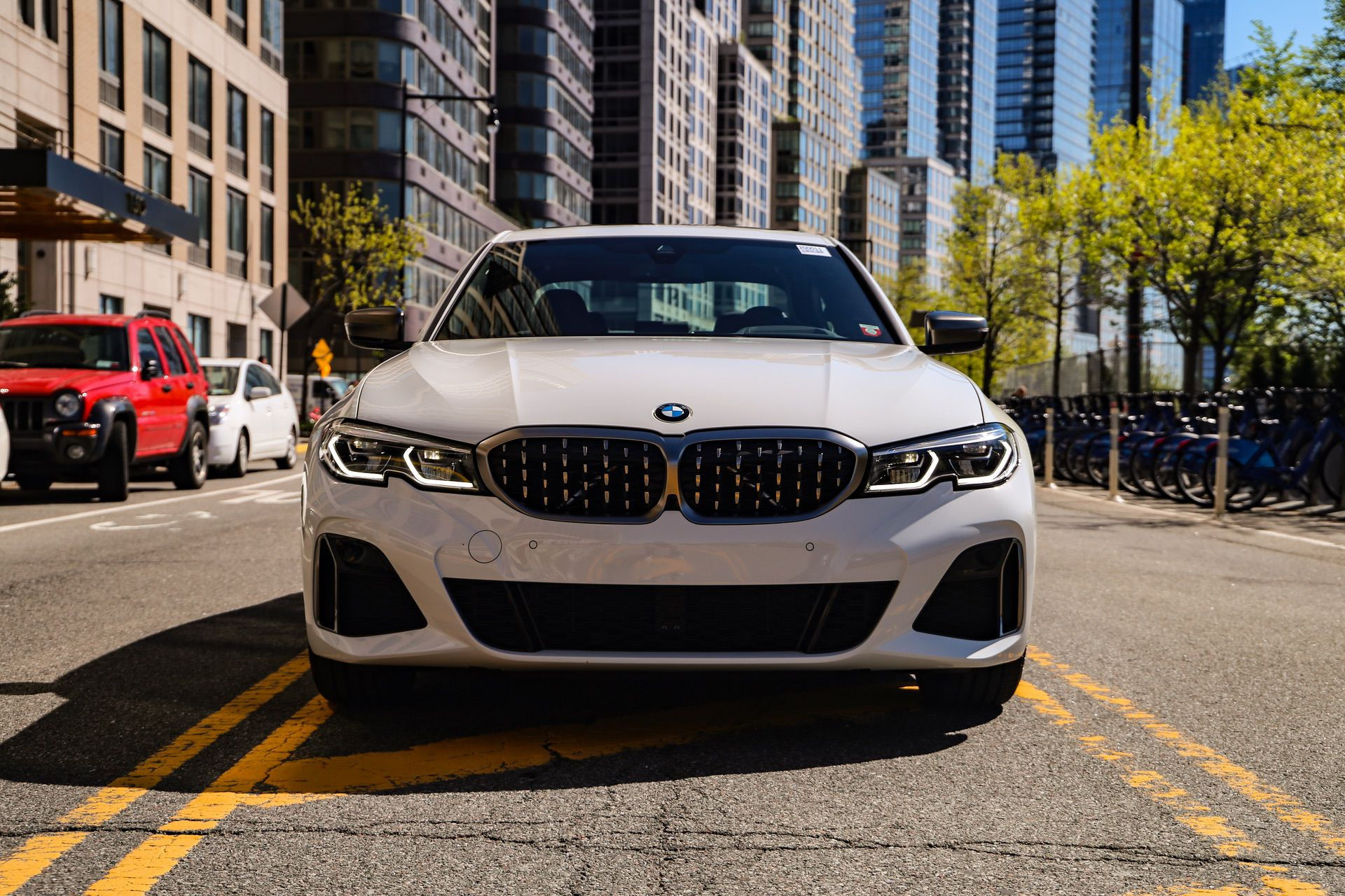 Wallpaper #Exn1GY8BtGB6xQ78tHSX9 2019 BMW M340i in Alpine White Photoshoot in Nyc