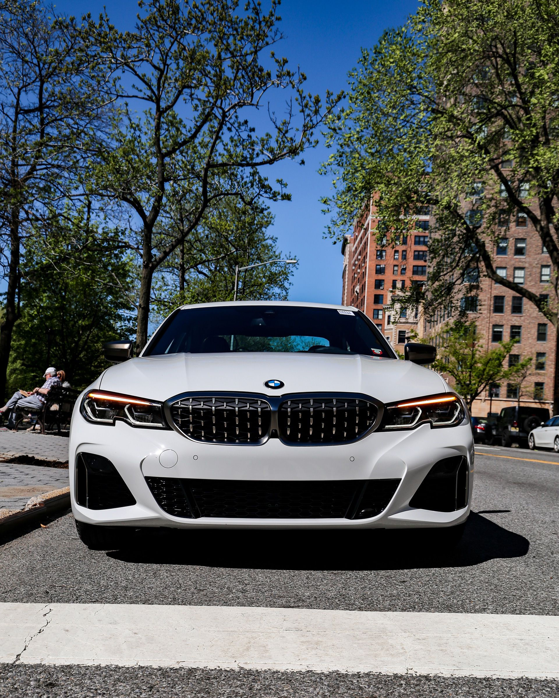 Wallpaper #m0Uemo4B7YBJg1BVVKF31 2019 BMW M340i in Alpine White Photoshoot in Nyc