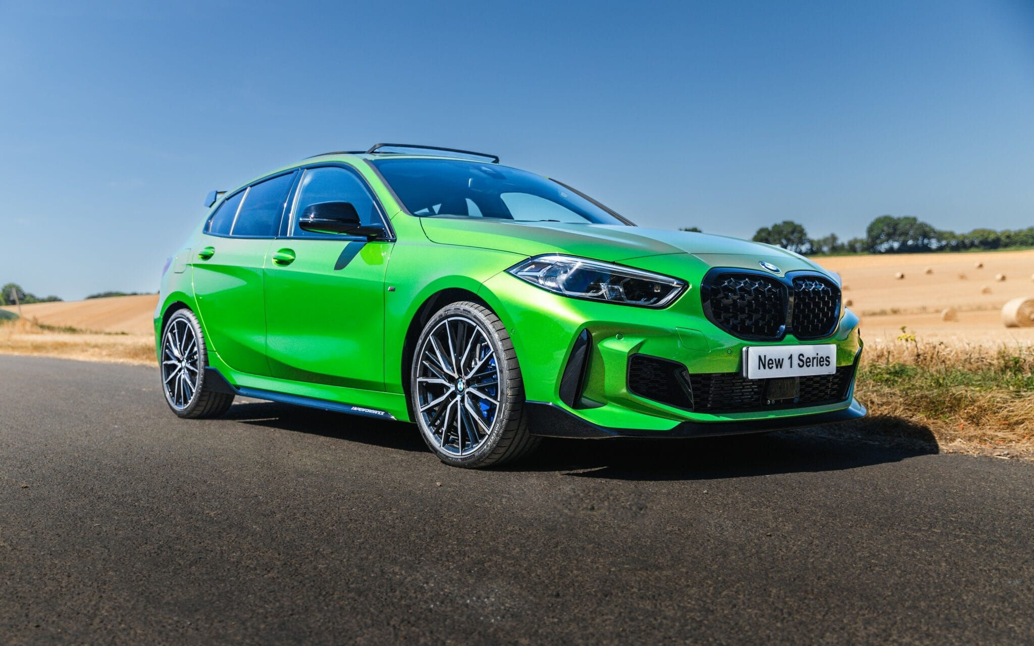 Wallpaper #QWh7IpMBSpphPi3-QjOM149 BMW M135i Java Green with M Performance Parts