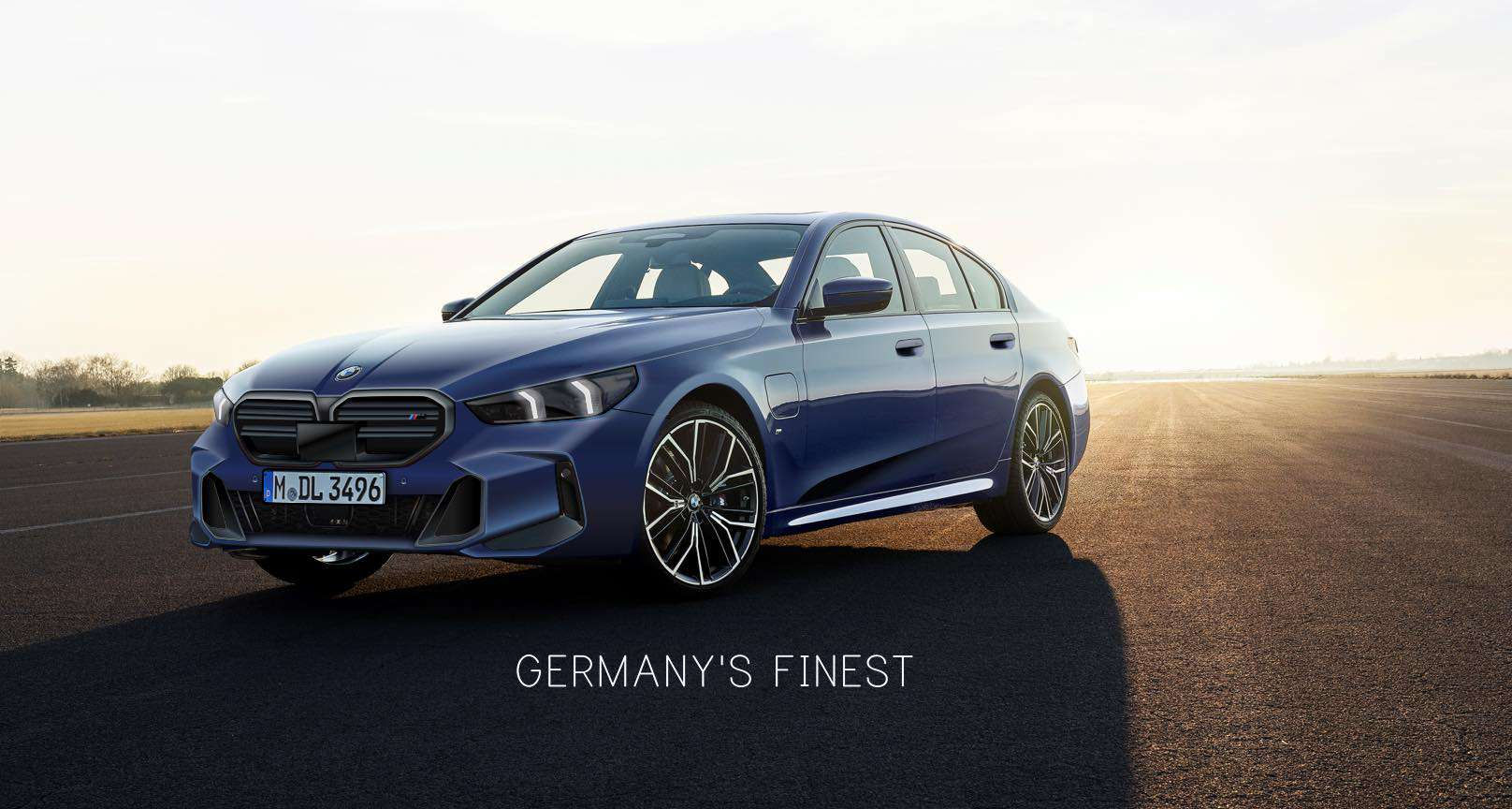 Wallpaper #mXeVJ5MB-pgBXx60W6a337 2024 BMW 5 Series Rendering Tries to Predict the M560e Xdrive