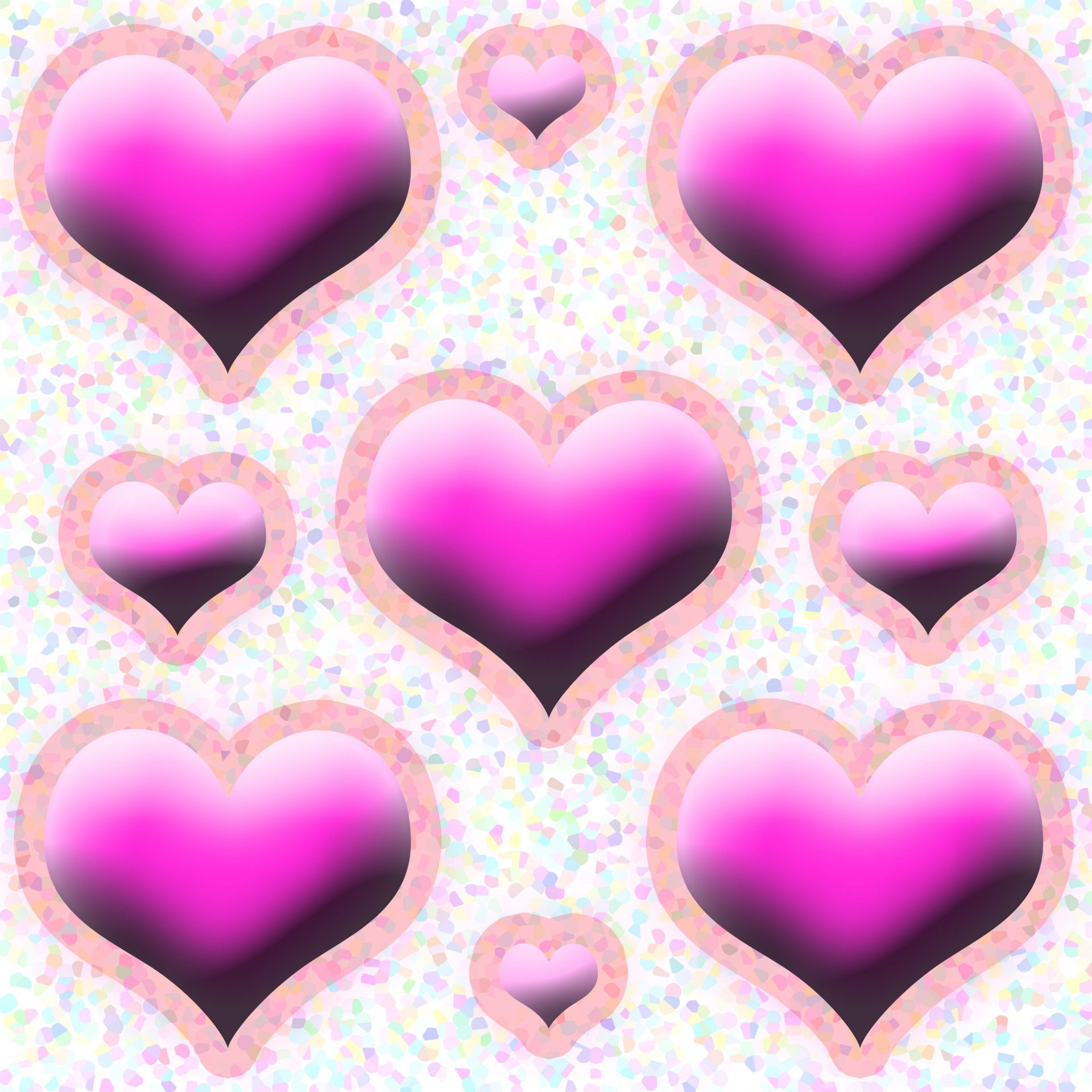 Wallpaper #tGeU55IBSpphPi3-kjik106 Pink Love Heart Pattern Free Stock Photo Public Domain Pictures