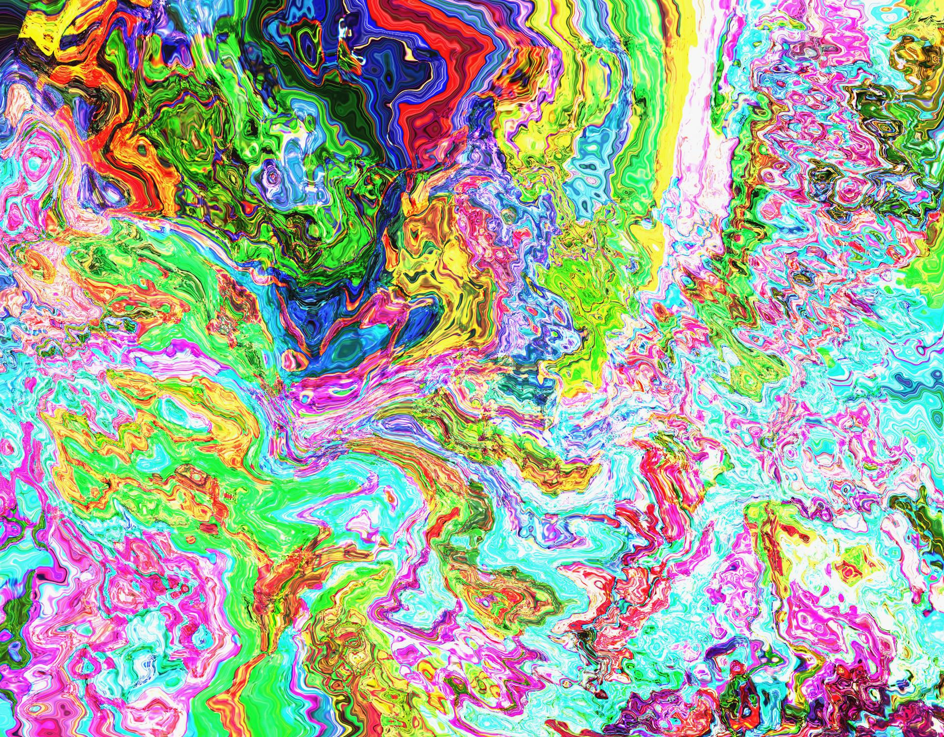 Wallpaper #9b753 Original Rainbow Oil Slick Acrylic Pour Painting on Etsy