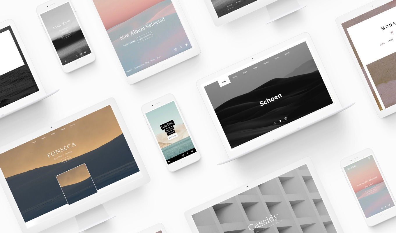 Wallpaper #XR0NLZMBlOZrFDOkqs4j136 New Minimal Music Website Templates Bandzoogle Blog