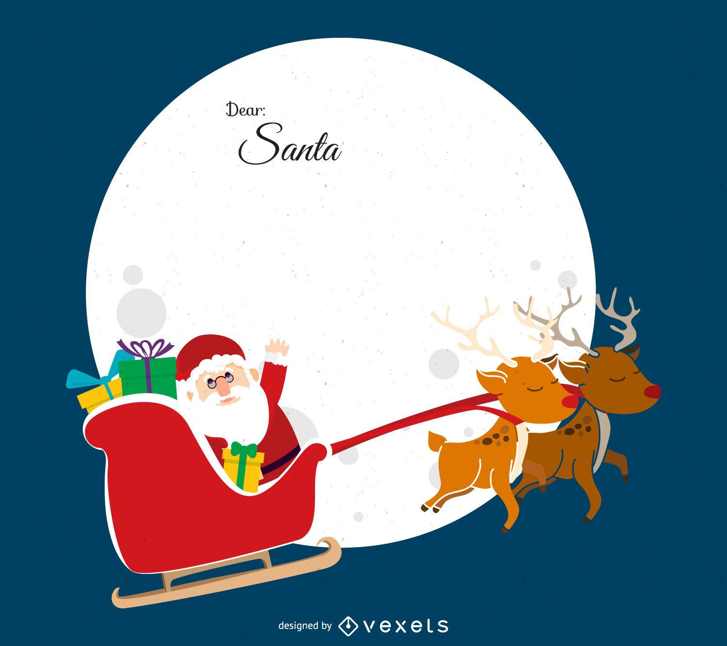 Wallpaper #gGdQ7pIBSpphPi3-YVxF429 Flat Dear Santa Illustration Vector Download