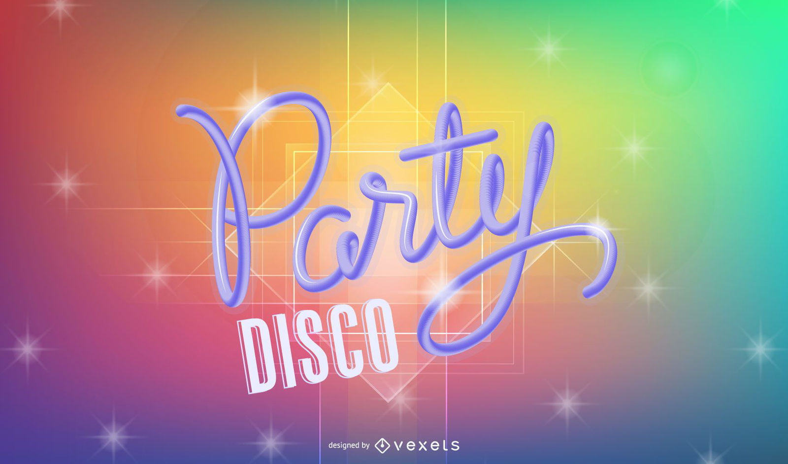 Wallpaper #gGdQ7pIBSpphPi3-YVxF452 Abstract Rainbow Disco Music Poster Vector Download
