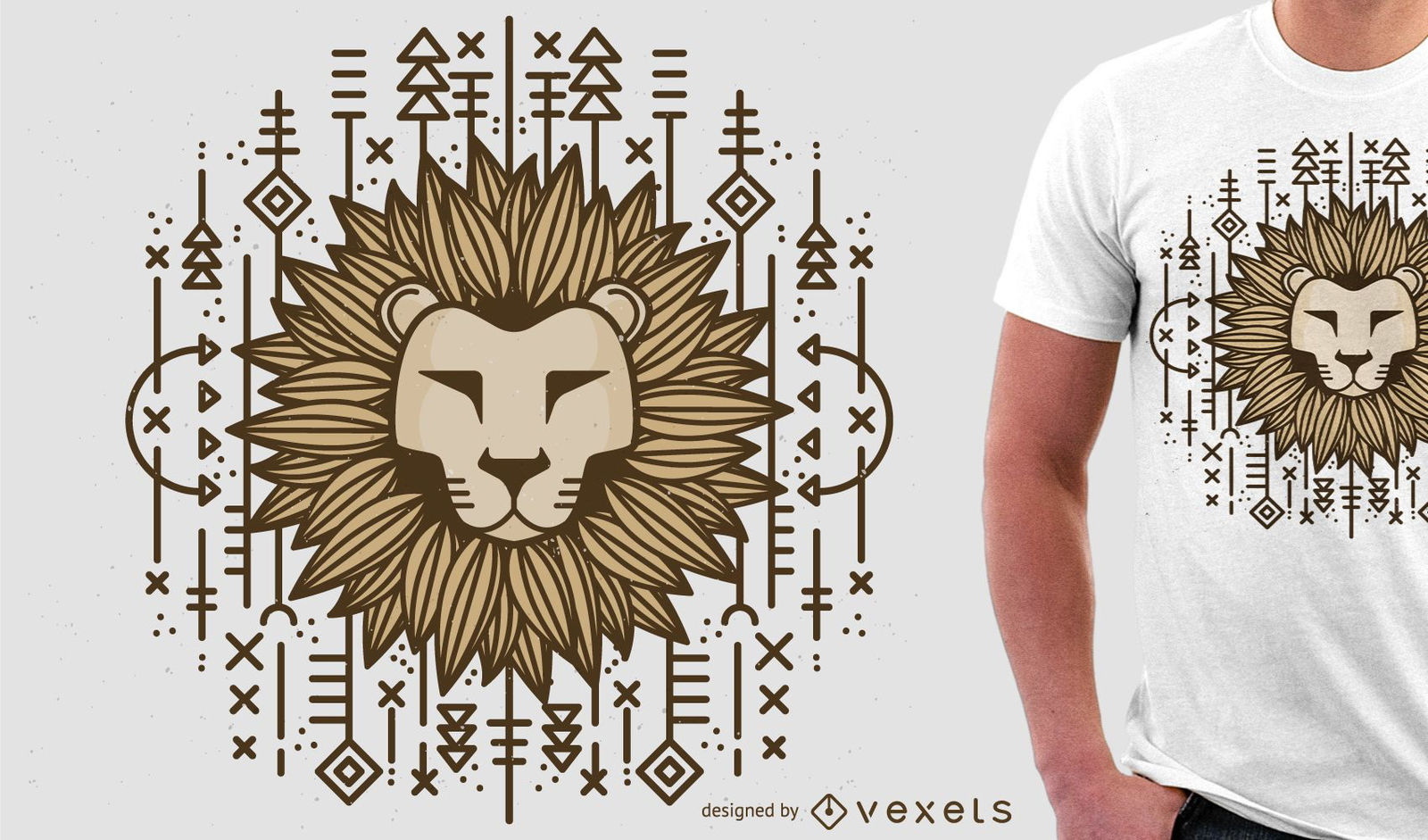 Wallpaper #gGdQ7pIBSpphPi3-YVxF428 Lion Illustration for Tshirt Merchandise Vector Download
