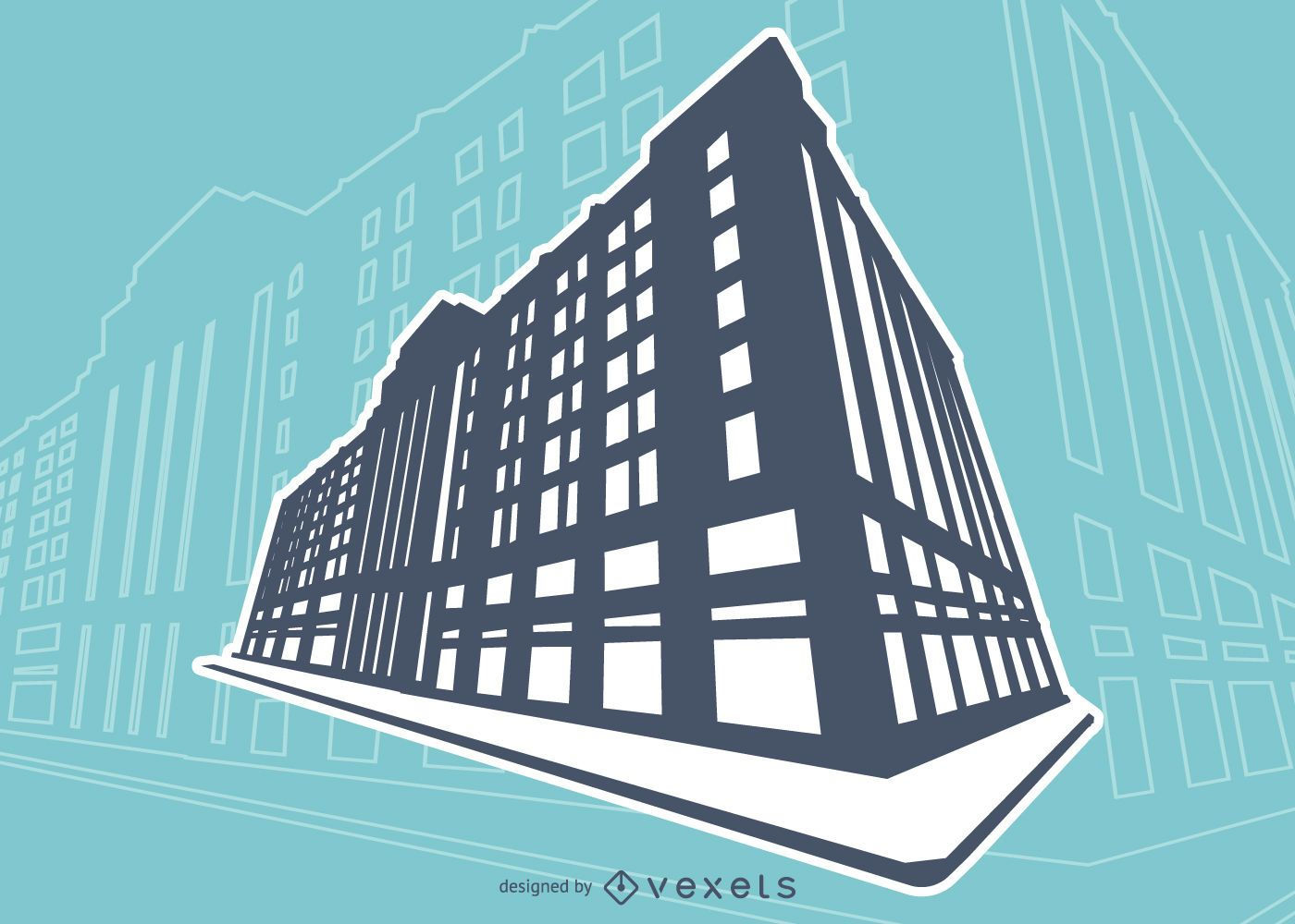Wallpaper #dmfr65IBSpphPi3-5U-B118 Building Silhouette Illustration Vector Download