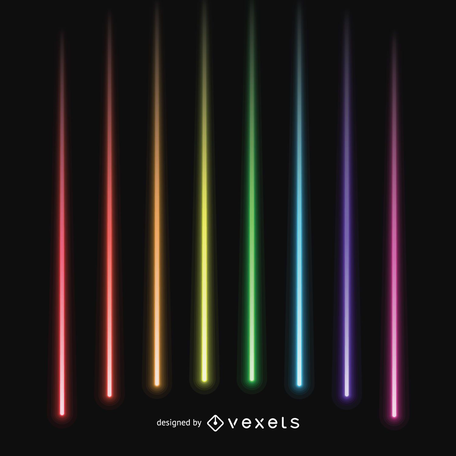 Wallpaper #sRmcHo8BtGB6xQ78RHmG54 Colorful Lasers Beams Vector Download