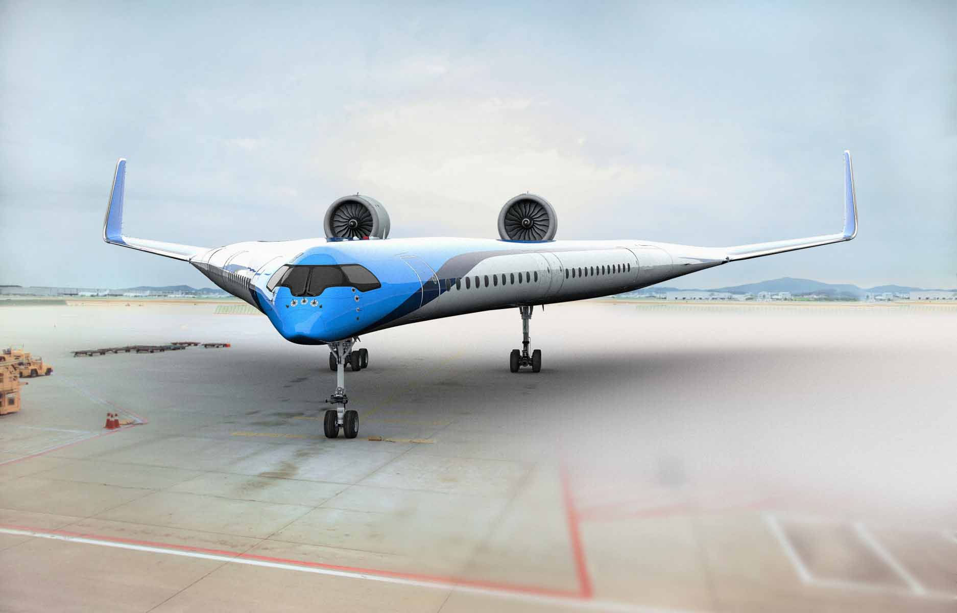 Wallpaper #xP82a5MB3lSXT3zU3-f_69 Futuristic Flying V Airplane Makes Successful Maiden Flight to Be