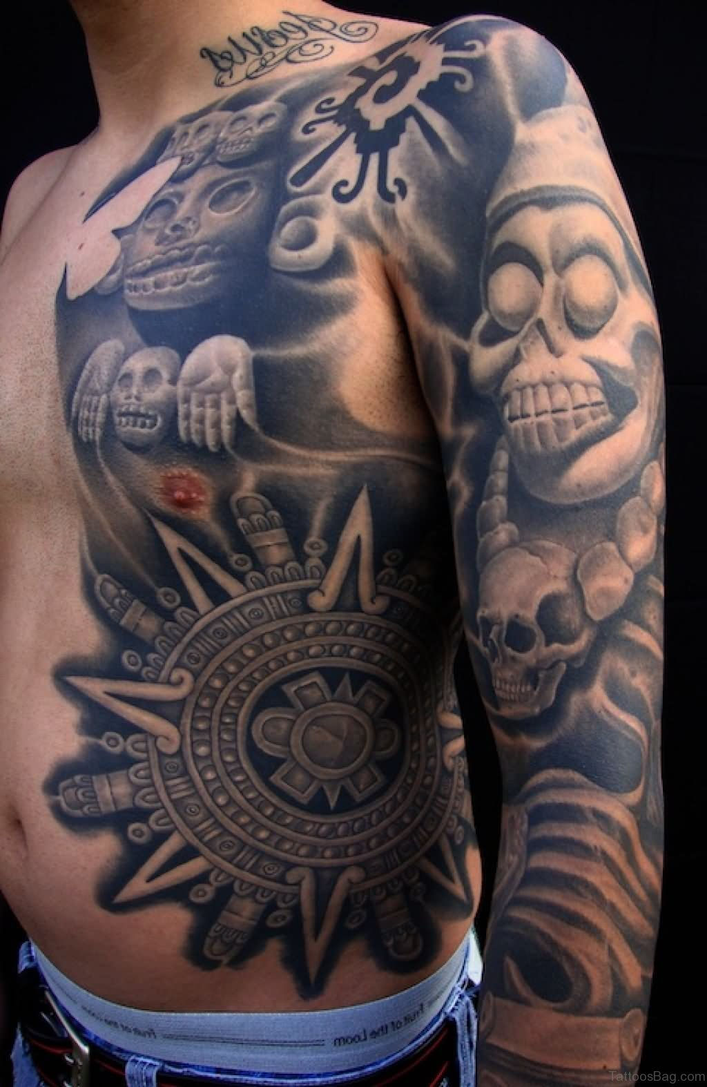 Wallpaper #30F65 Aztec Tattoos Symbols Cool Examples Designs Their Meaning