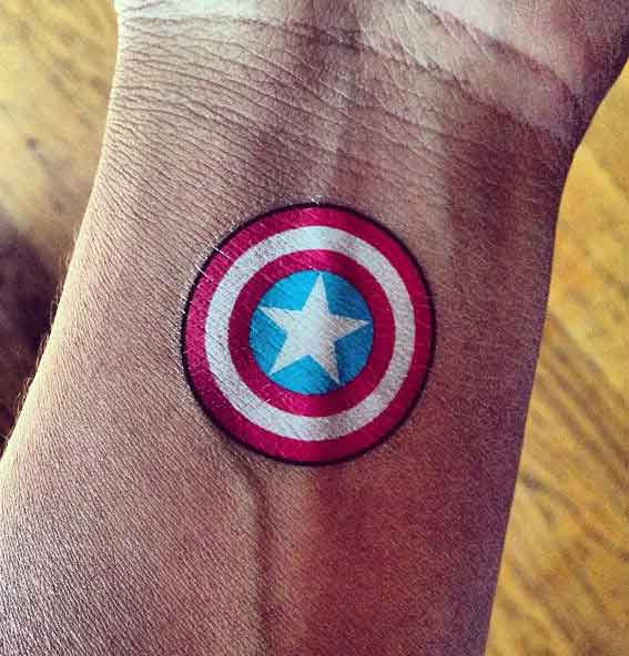 Wallpaper #P5zO4JIBZHQxiYarB7hG36 105 Captain America Tattoo Designs and Ideas for Marvel Superhero Fans