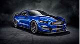 Wallpaper #YnP0fo4BFI5NbQksIxfN61 A Sleek Blue Ford Mustang Shelby  GT350