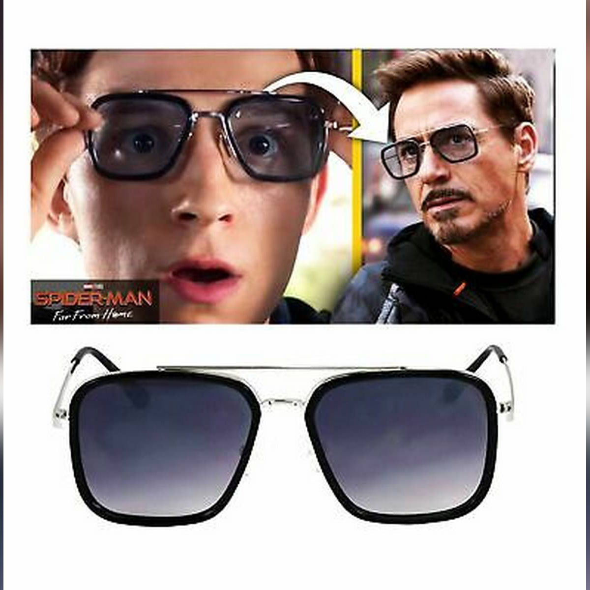 Wallpaper #RneqKJMB-pgBXx60N6st44 Cspiderman Tony Stark Glasses Edith Cosplay Prop Spider Man Far from