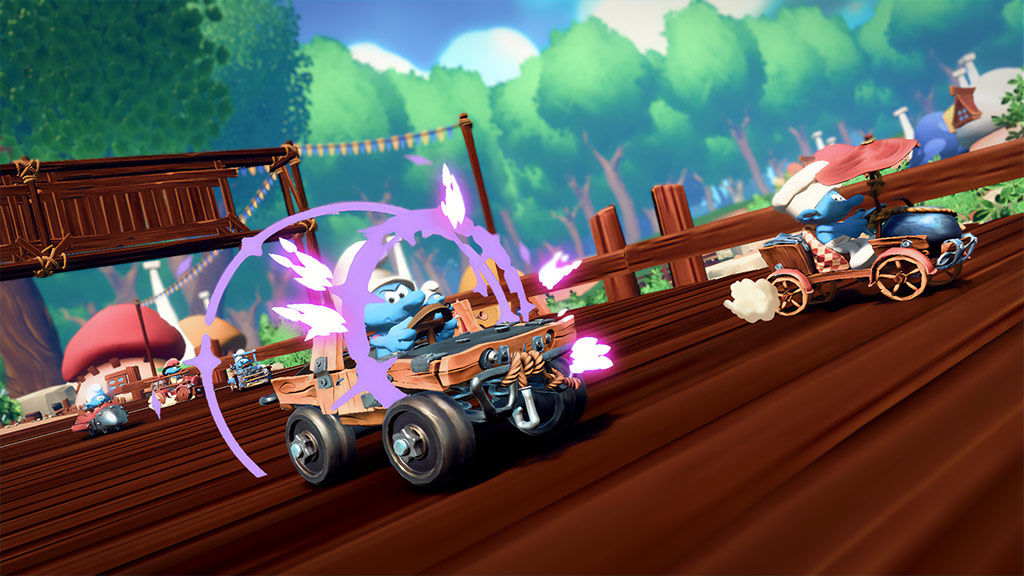 Wallpaper #kLiH2JIBJvJKYCmEZujO260 Papa Smurf Feels the Need for Speed in the New Smurfs Kart Video Game