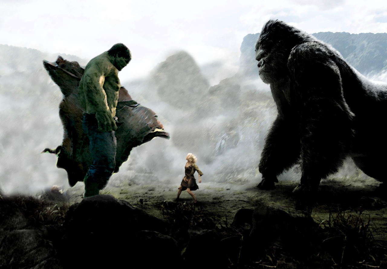 Wallpaper #1u_fTJMBMN-XEVvVqz474 Hulk vs Kong by Gorillagmo on Deviantart
