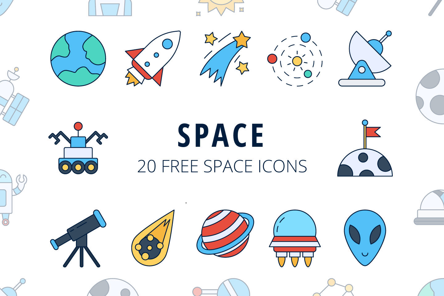 Wallpaper #CGc6B5MBSpphPi3-I8U6245 Space Vector Free Icon Set Graphicsurfcom