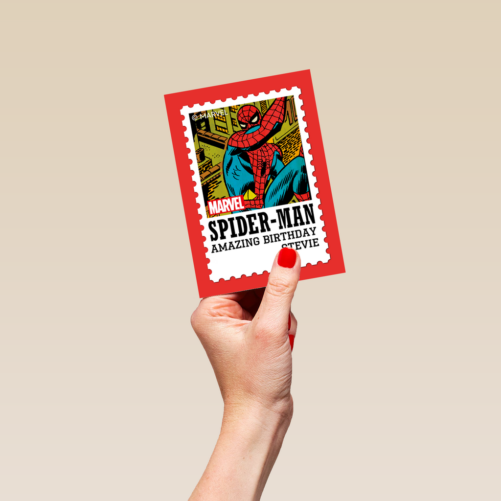 Wallpaper #JxVKNpMB-CQNECa20icS256 Personalised Disney 100 Marvel Spider Man Birthday Card Hallmark