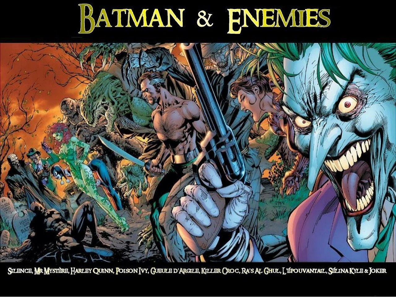 Wallpaper #_mjhFpMBSpphPi3-jAzN195 Batman and Enemies