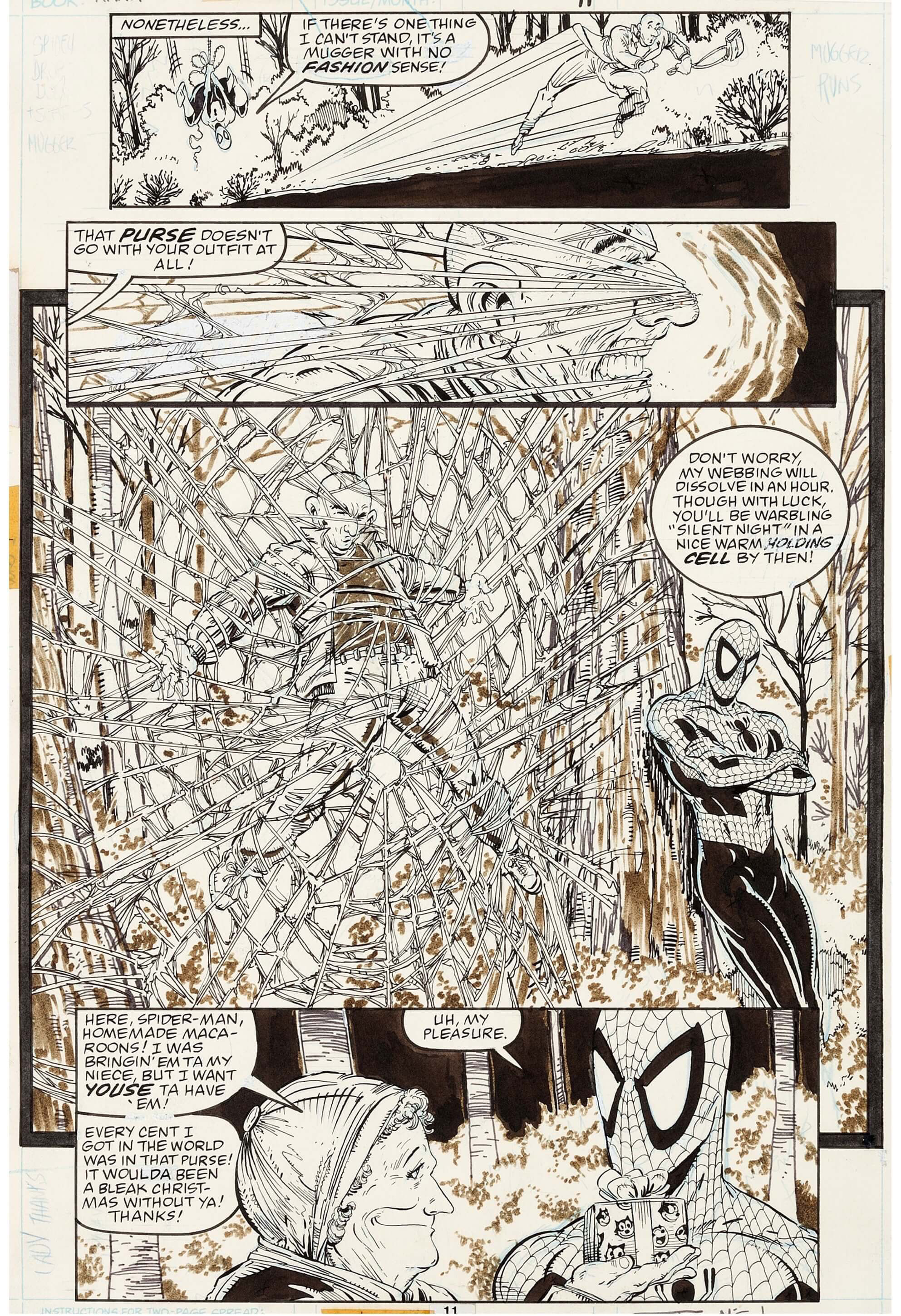 Wallpaper #z2dK-5IBSpphPi3-fJPS92 Todd Mcfarlane Amazing Spider Man 314 Interior Art Dangerous Universe