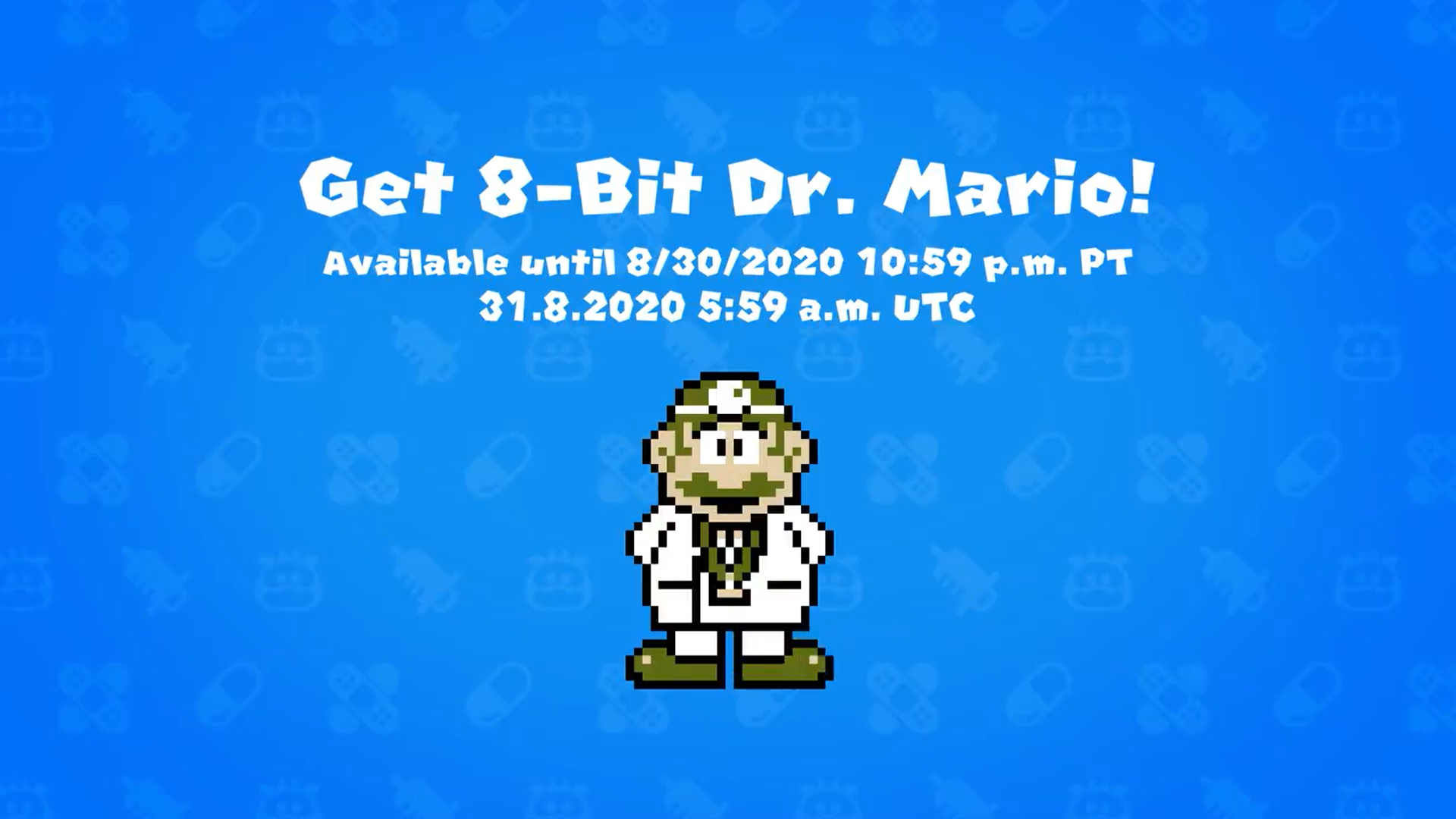 Wallpaper #UhntEI8BtGB6xQ78xmB439 Dr Mario World Adds 8 Bit Dr Mario for 30th Anniversary