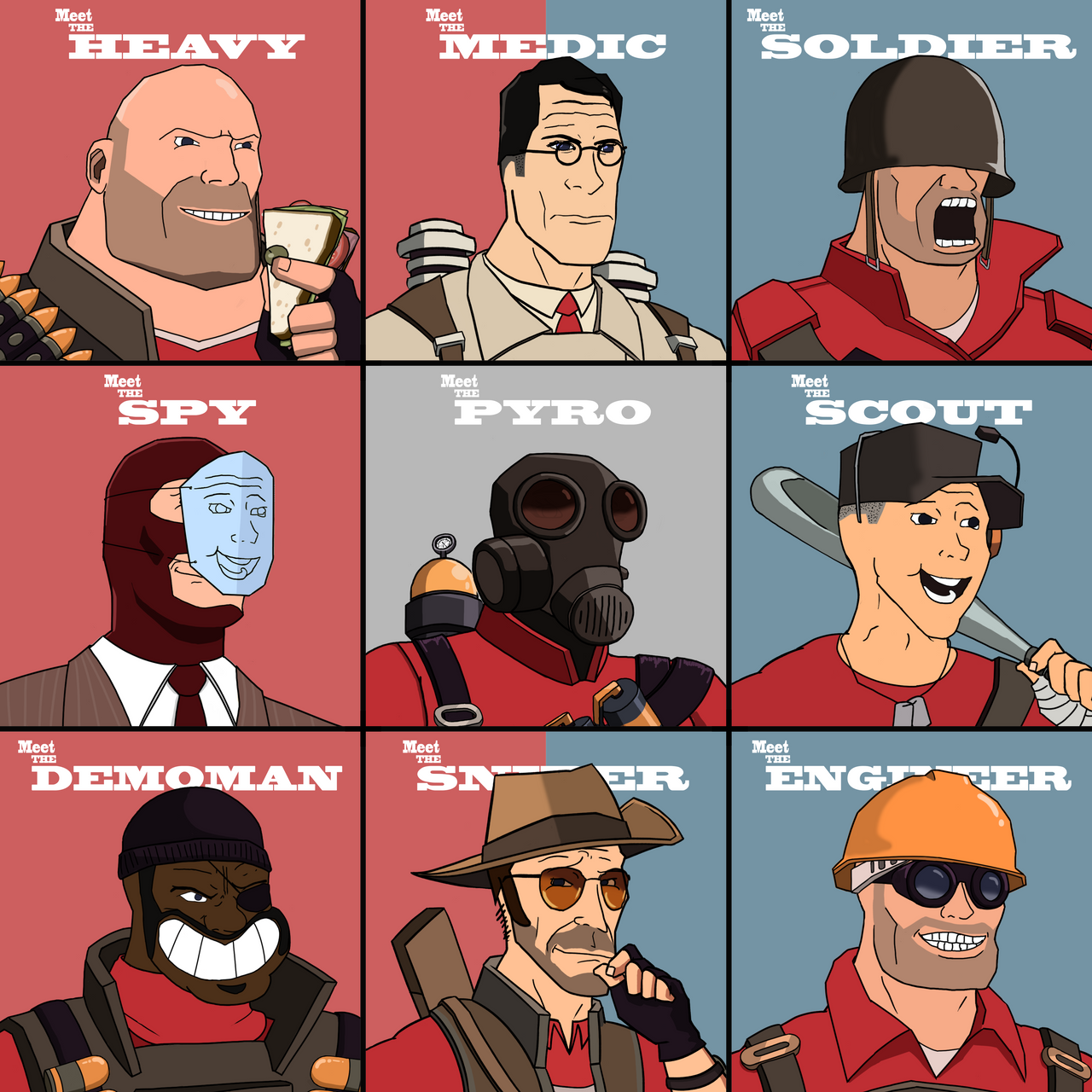 Wallpaper #z2ev85IBSpphPi3-inav25 Wojak Fortress 2 Team Fortress 2 Know Your Meme