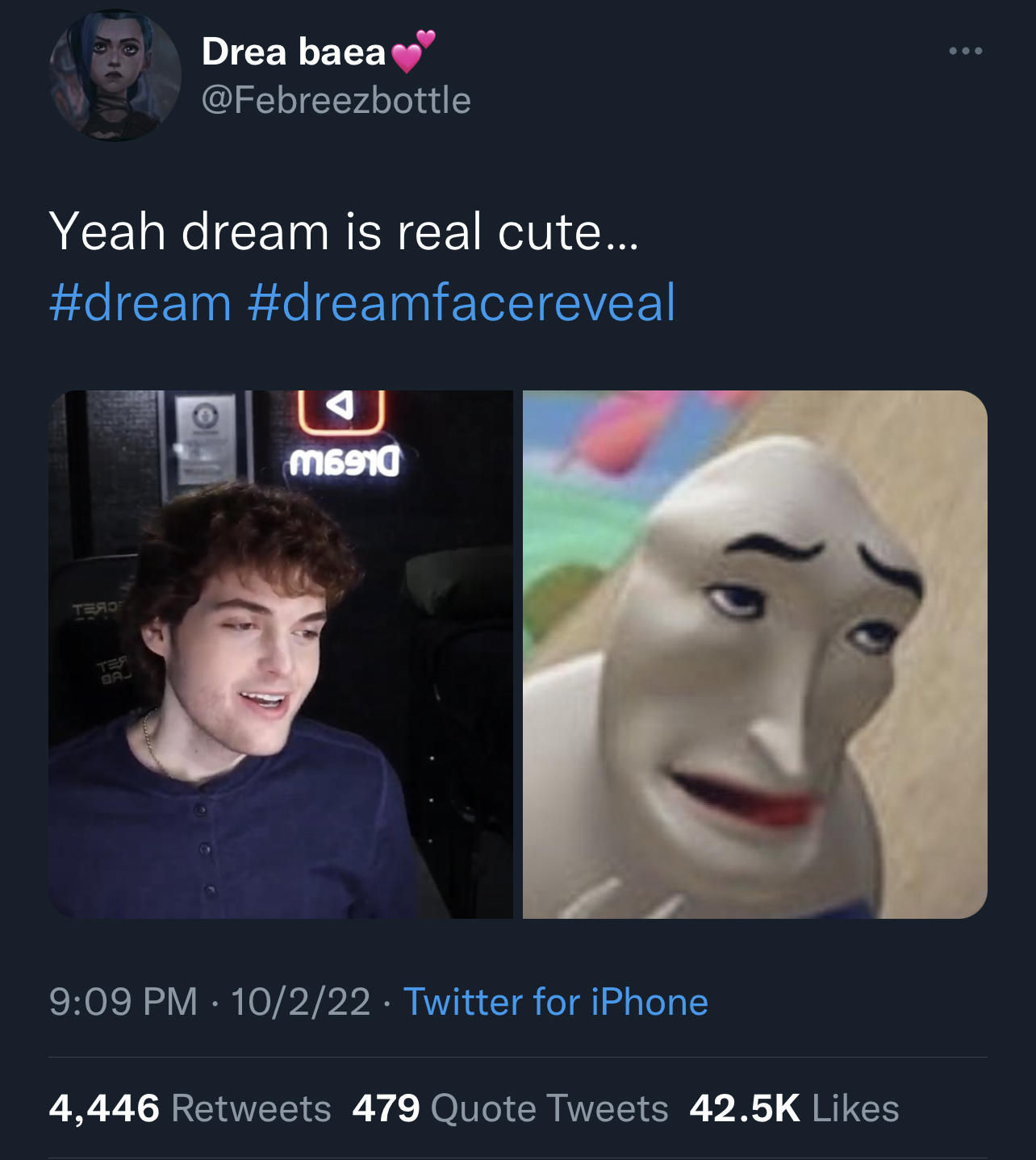 Wallpaper #lGeUCZMBSpphPi3-fNDx212 Yeah Dream is Real Cute Dream Face Reveal Know Your Meme