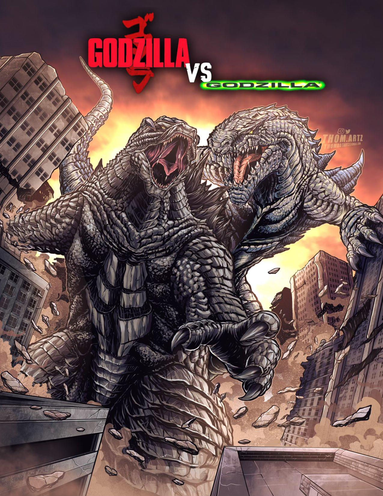 Wallpaper #wEDgL5MBJhL2WPbaU77v18 Godzilla 2014 vs Godzilla 1998 Godzilla Know Your Meme