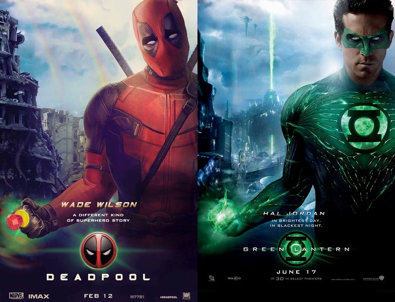 Wallpaper #Xx1nLZMBlOZrFDOkIND7262 Deadpool X Green Lantern Movie Poster by M7781 Deadpool Wade Wilson