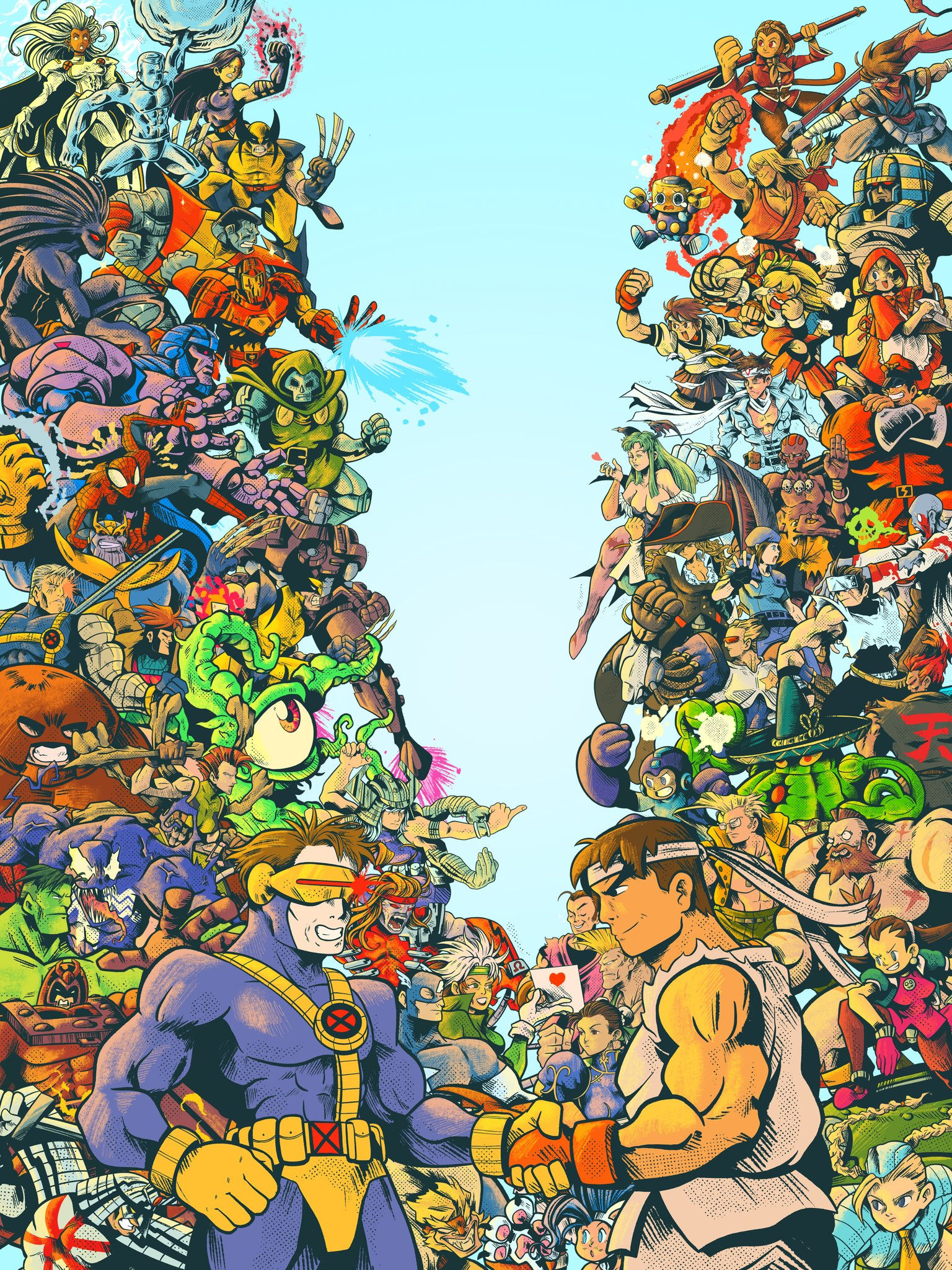 Wallpaper #n5wW4pIBZHQxiYarDb7d57 Marvel vs Capcom 2 Fanart by Brzmcduck Marvel vs Capcom Know Your