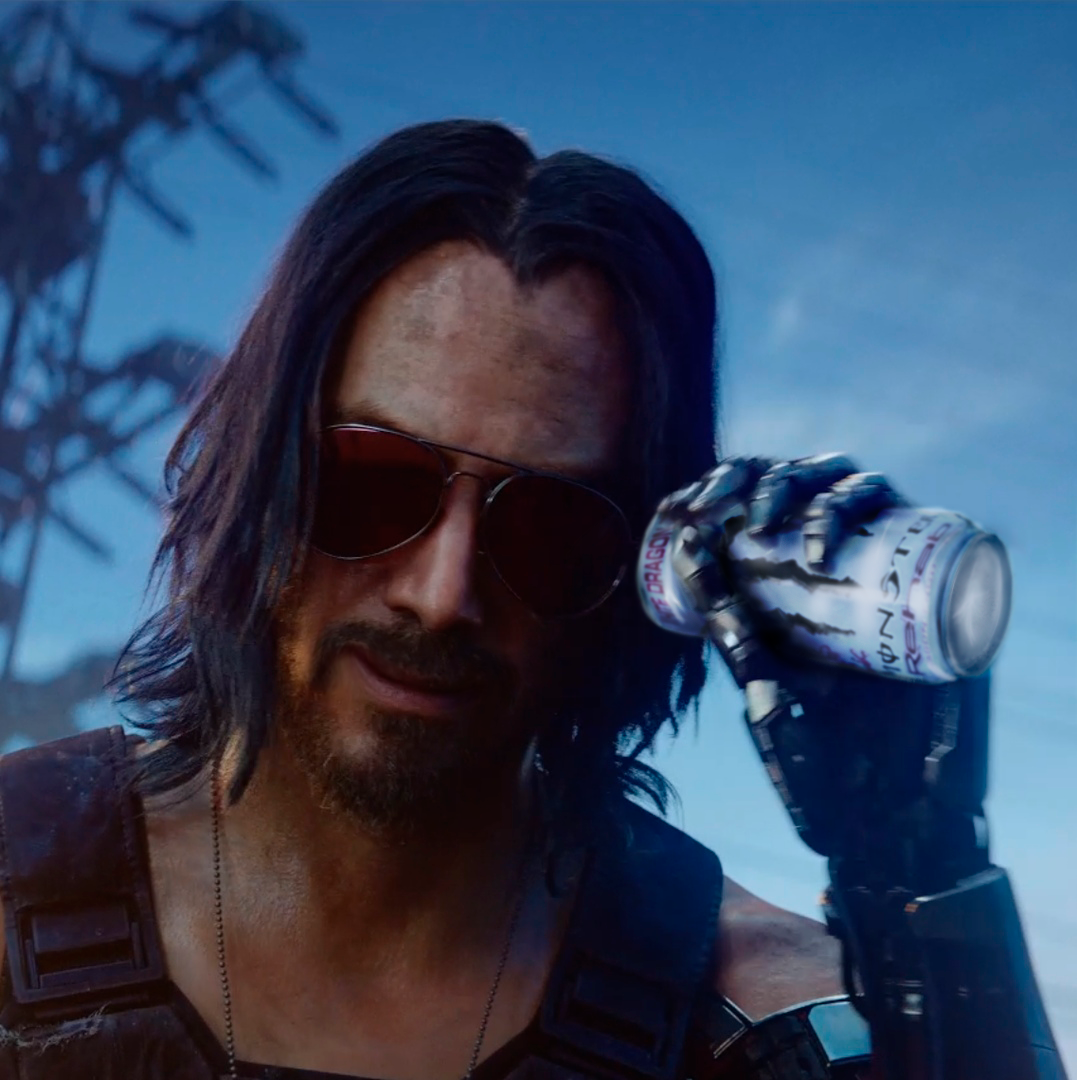 Wallpaper #rGeq_ZIBSpphPi3-Epyl39 Keanu Reeves Cyberpunk Meme
