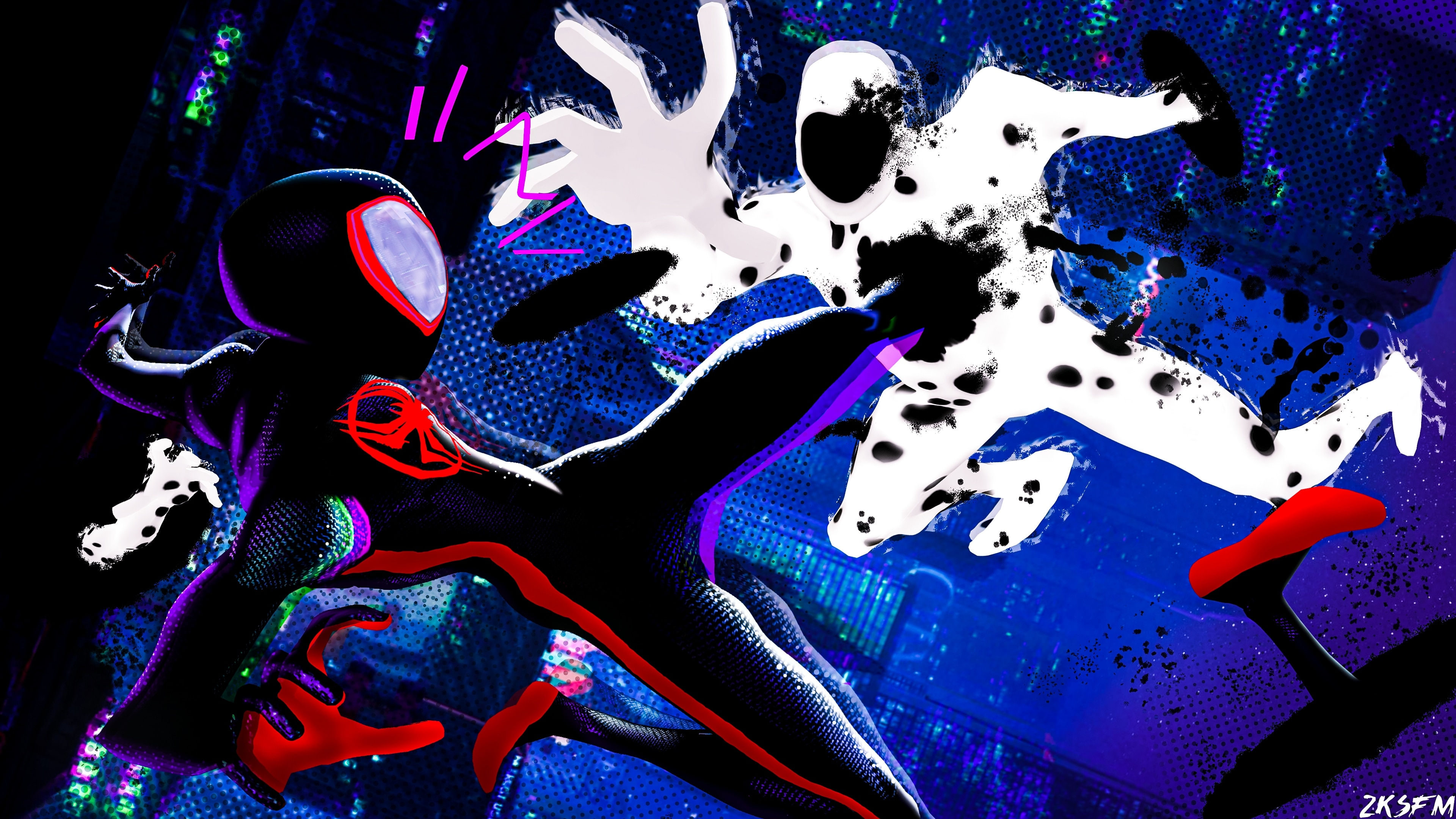 Wallpaper #YxlLDo8BtGB6xQ78WFns37 The Spot Spider Man Across the Spider Verse Know Your Meme