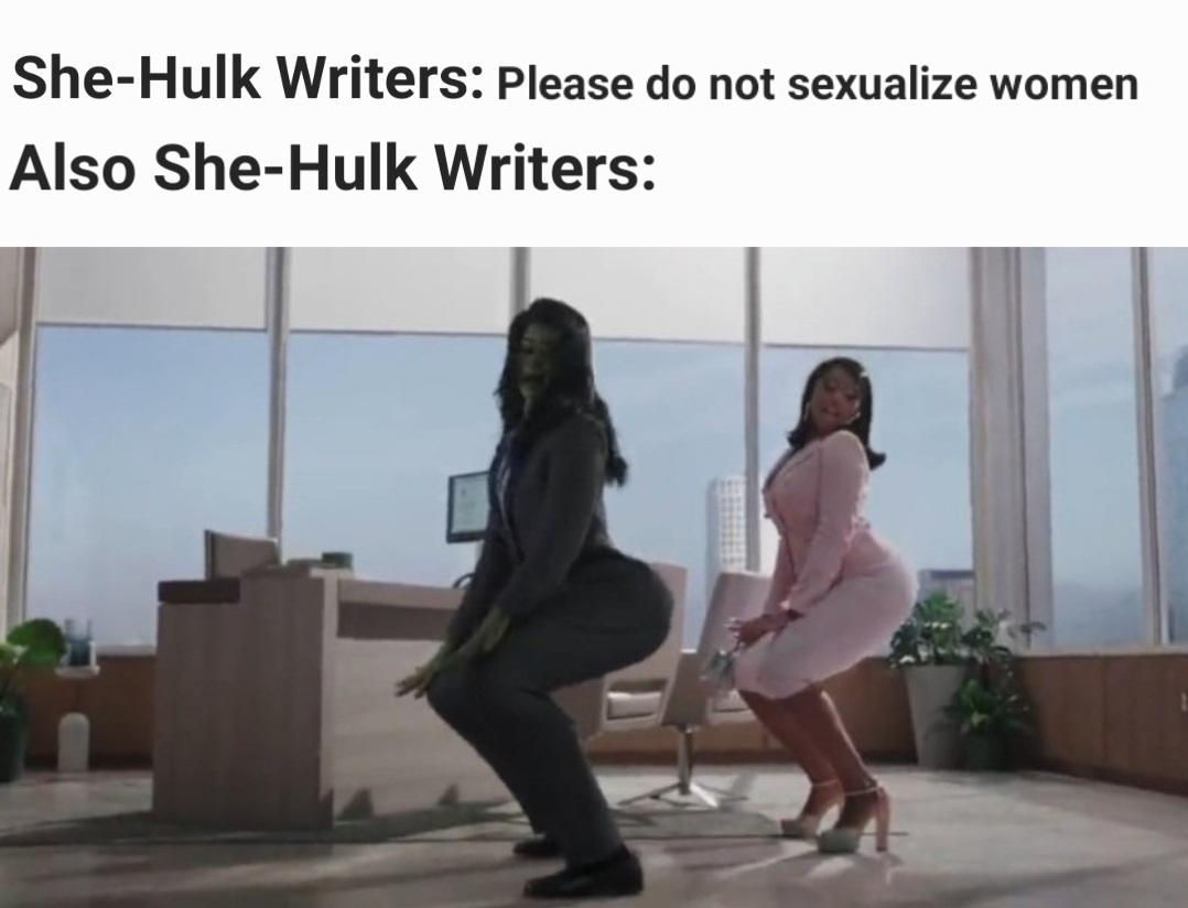 Wallpaper #BRk4Do8BtGB6xQ78jVmZ31 The Double Standard Rmemes She Hulk Twerking with Megan Thee