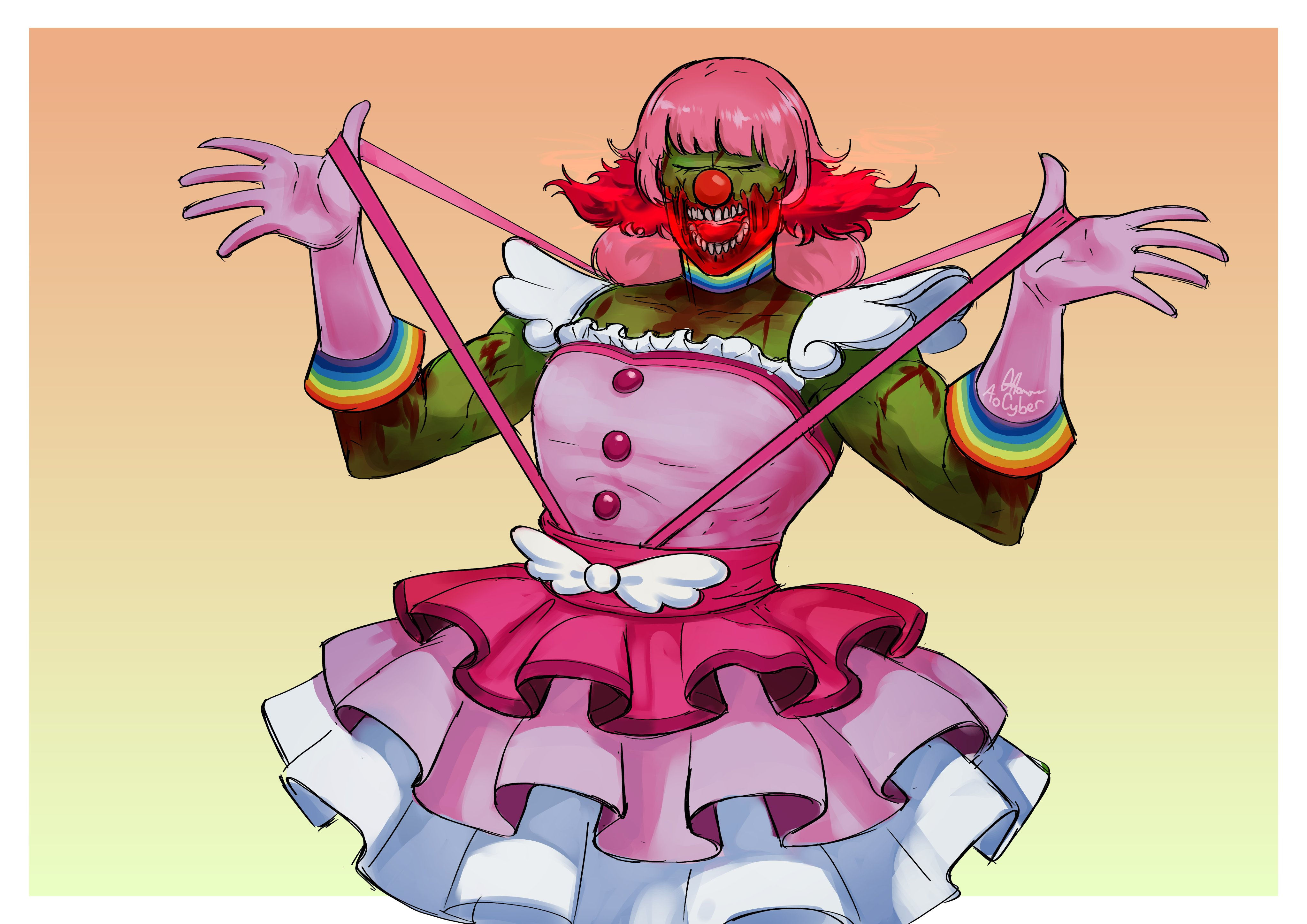 Wallpaper #7BmlFY8BtGB6xQ78OWuo39 The Only Clussy We Need Geiru Toneido Ace Attorney Clown Girl