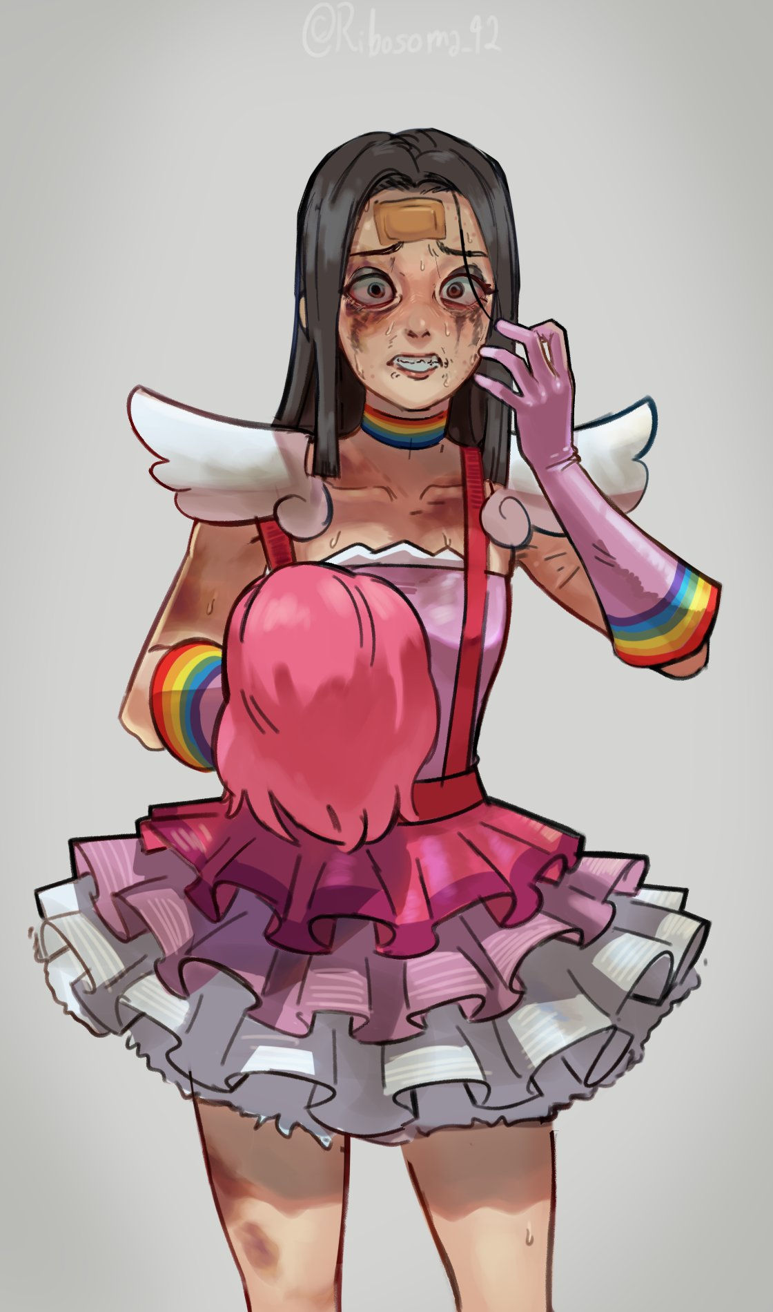 Wallpaper #7BmlFY8BtGB6xQ78OWuo51 No More Clussy by at Ribosoma 42 Geiru Toneido Ace Attorney Clown Girl
