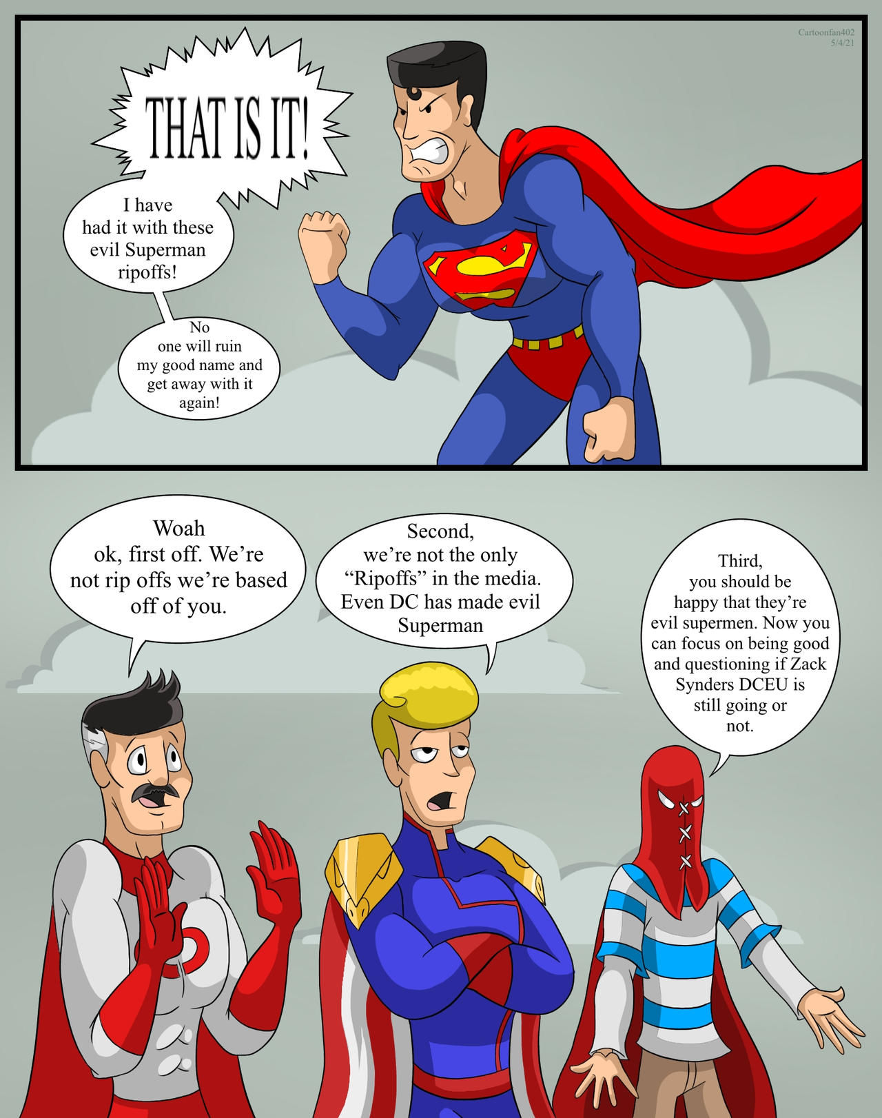 Wallpaper #szGvNZMB5zzyi_yYWldh114 Superman vs Evil Supermen by Cartoonfan402 Crossover Know Your Meme