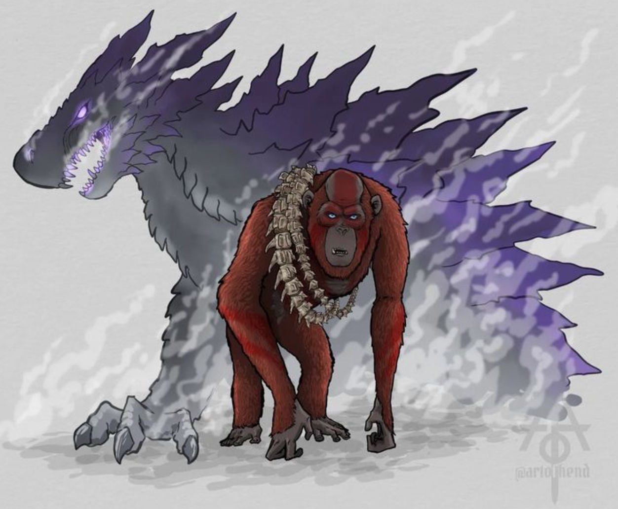 Wallpaper #1u_fTJMBMN-XEVvVqz47261 Skar King and Shimo Godzilla vs Kong Know Your Meme
