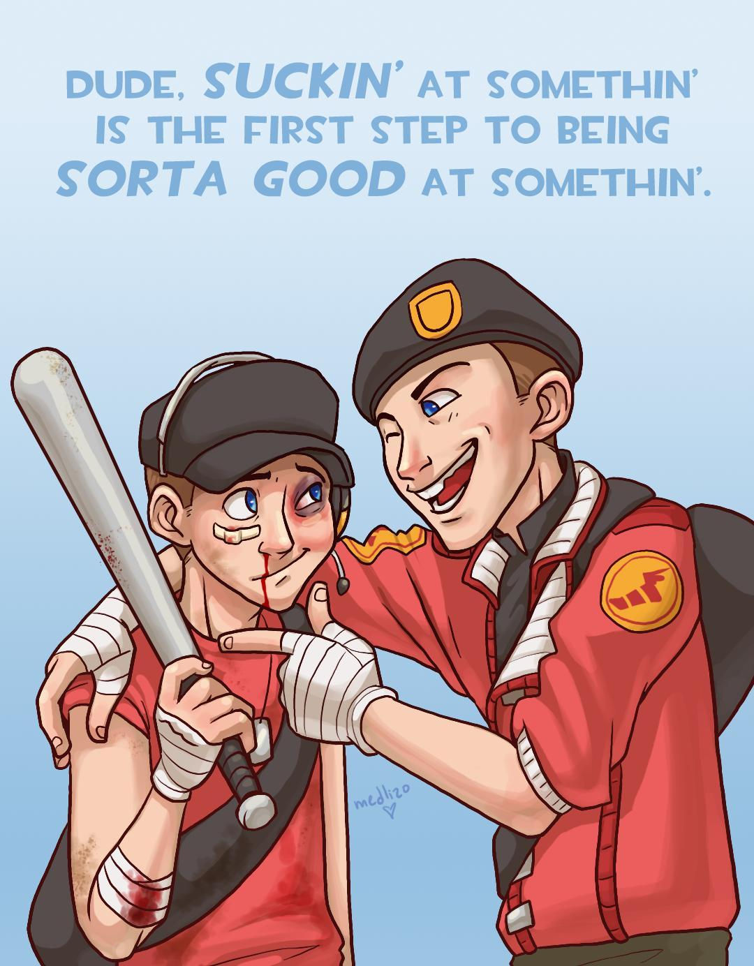 Wallpaper #z2ev85IBSpphPi3-inav42 A Little Bonding Time Team Fortress 2 Know Your Meme