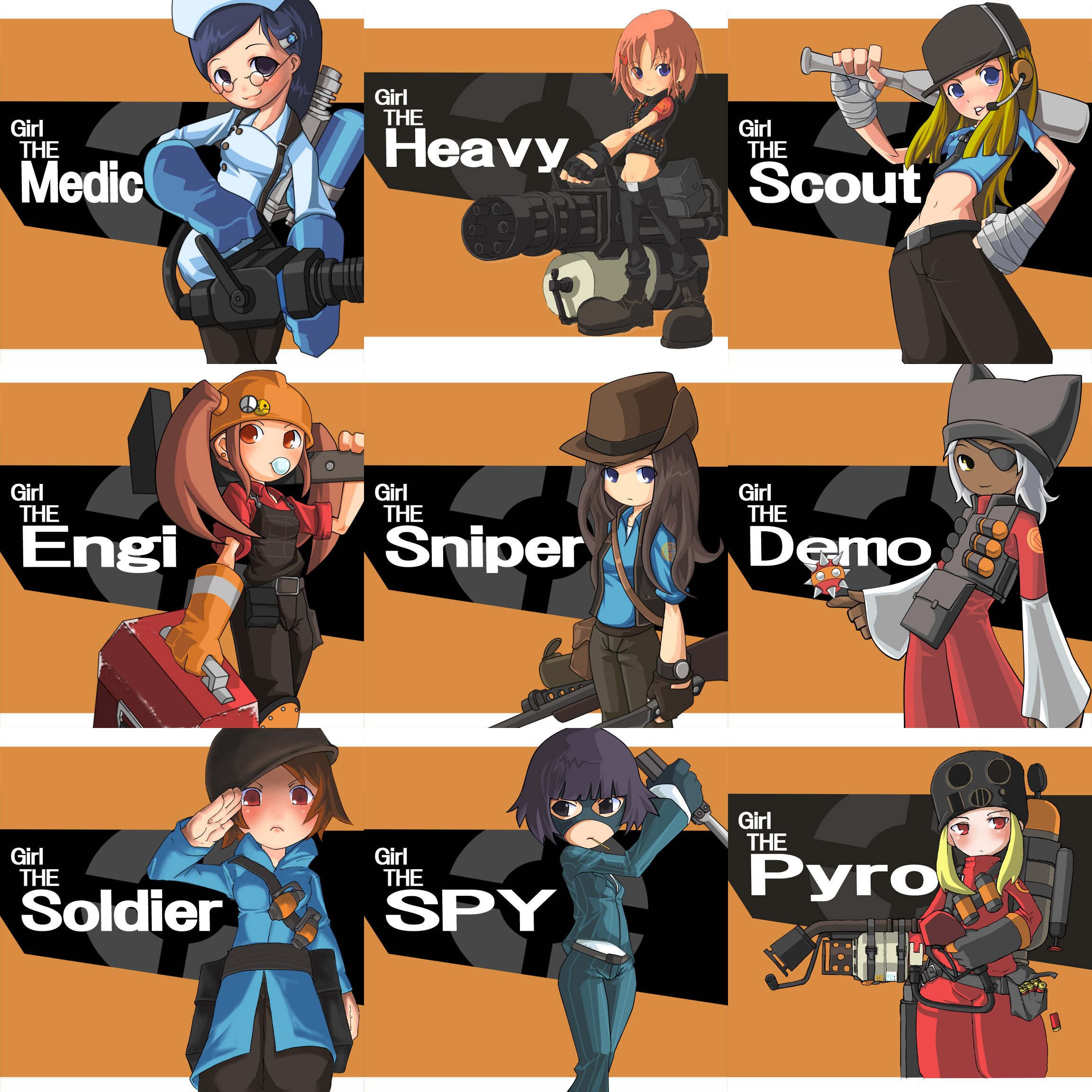 Wallpaper #z2ev85IBSpphPi3-inav157 Entire Team is Babies Team Fortress 2 Know Your Meme