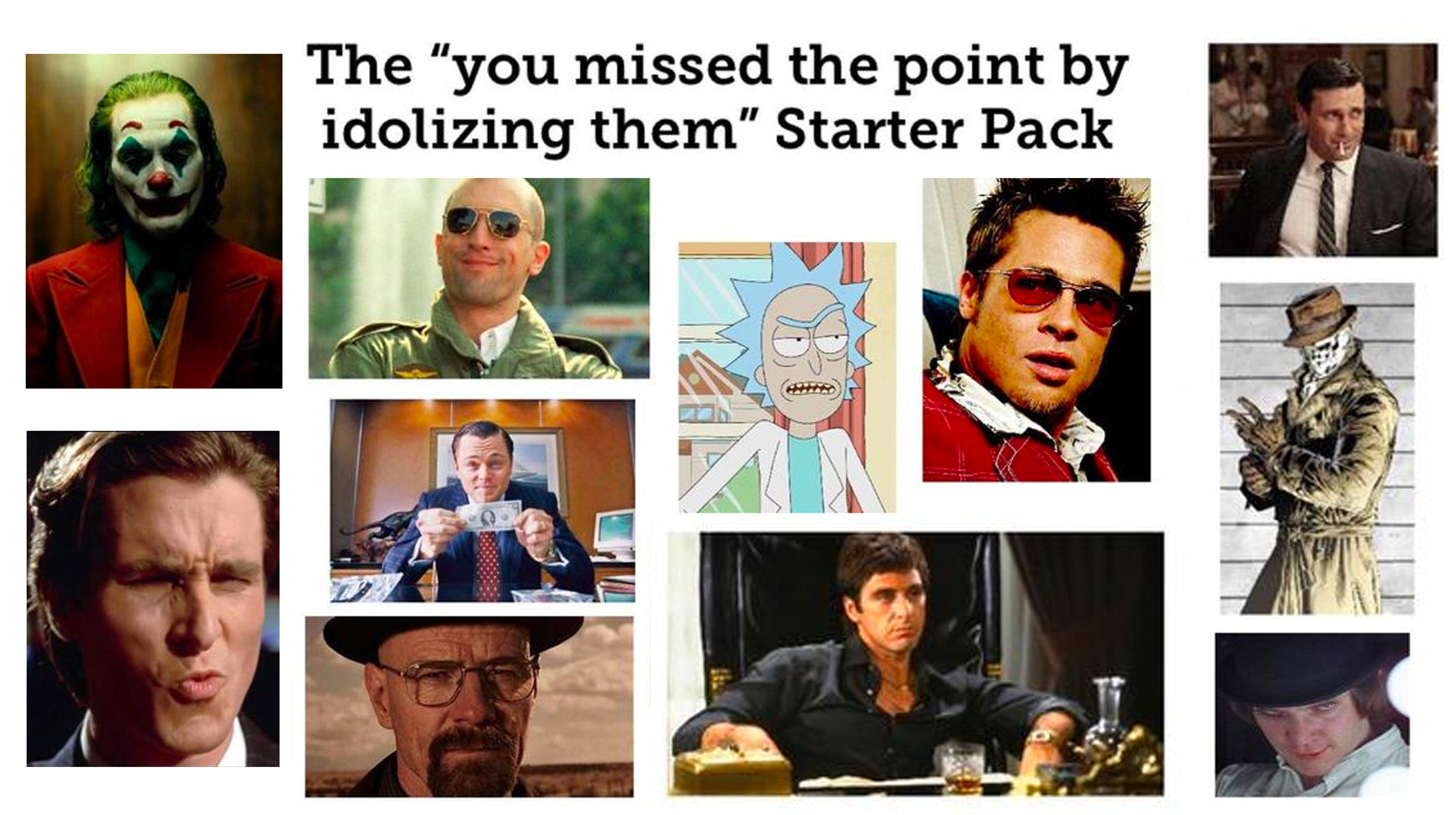 Wallpaper #ImfQBpMBSpphPi3-4cMa114 The You Missed the Point by Idolizing Them Starter Pack Video
