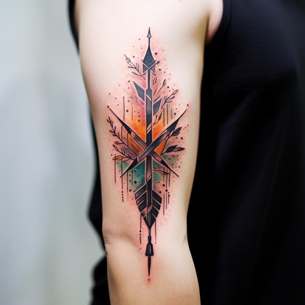 Wallpaper #4c39a 75 Best Arrow Tattoo Designs Meanings Good Choice for 2019