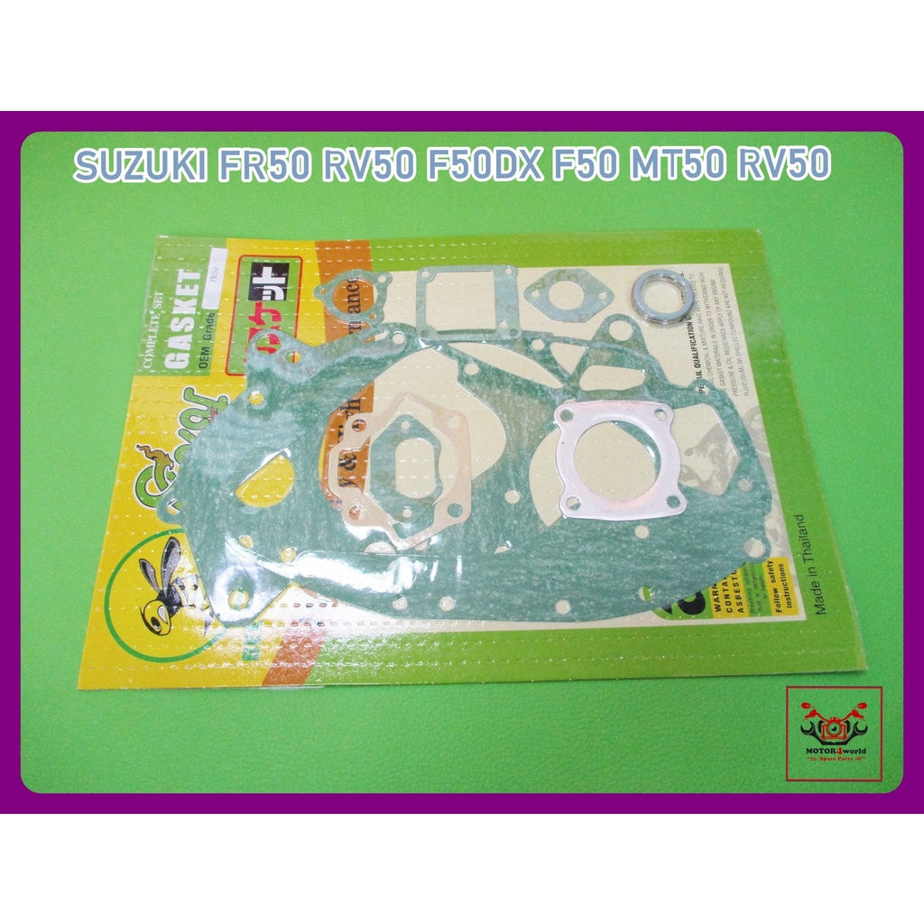 Wallpaper #Y2gHG5MBSpphPi3-9R5h314 Engine Gasket Complete Set Fit for Suzuki Fr50 Rv50 F50dx F50 Mt50 Rv50