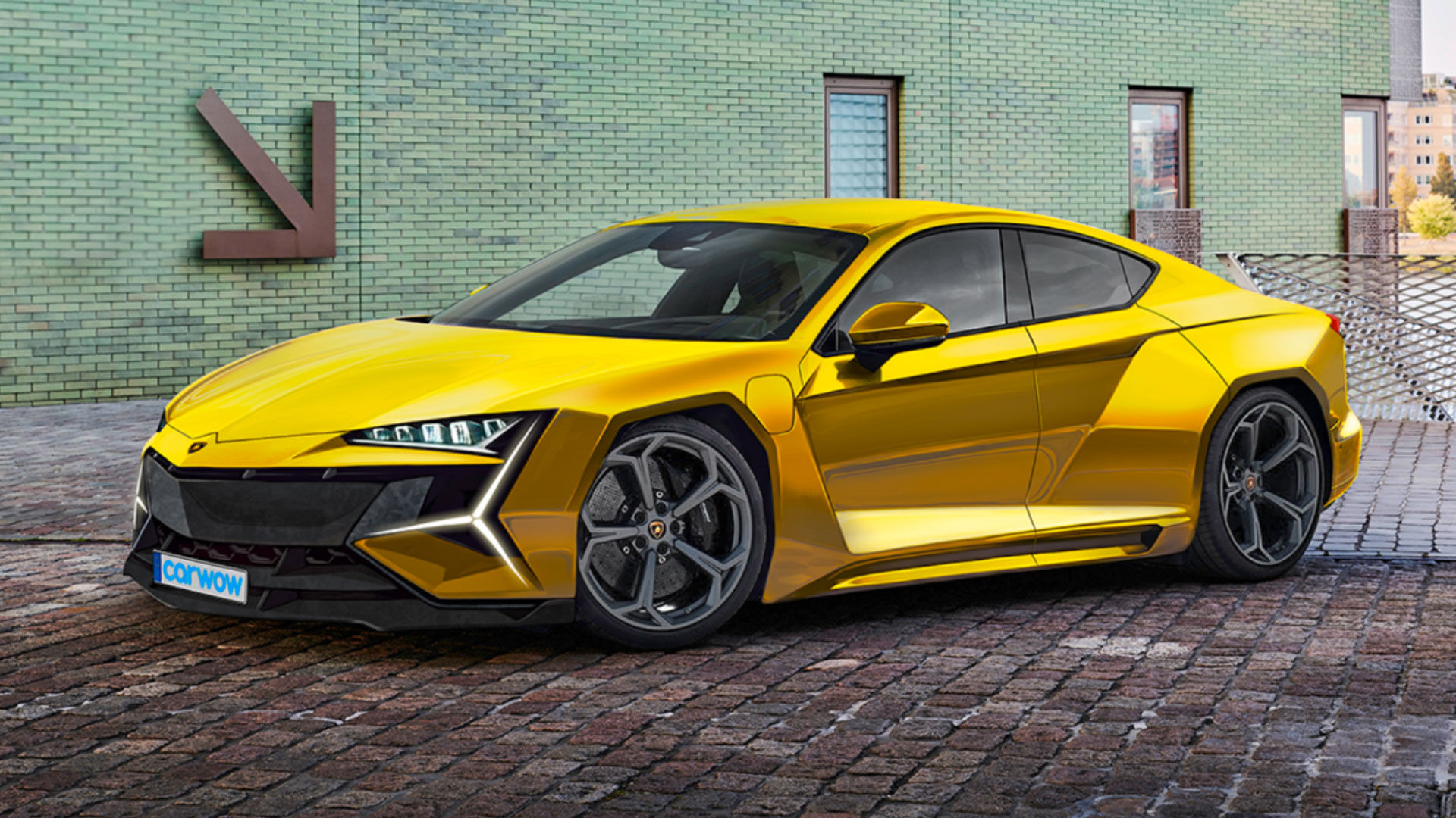 Wallpaper #XX0f8Y4Bnwiau_P6AQgA11 Lamborghini 4 Door Ev GT Coming Exclusive Render Previews Wild Styling