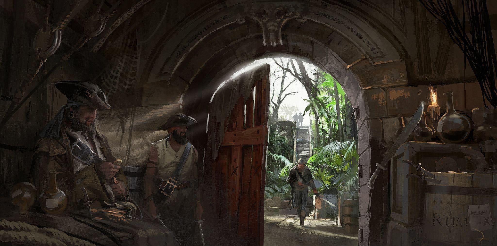 Wallpaper #DWdW85IBSpphPi3-jHVH221 Concept Art Assassins Creed Iv Black Flag Guide Ign