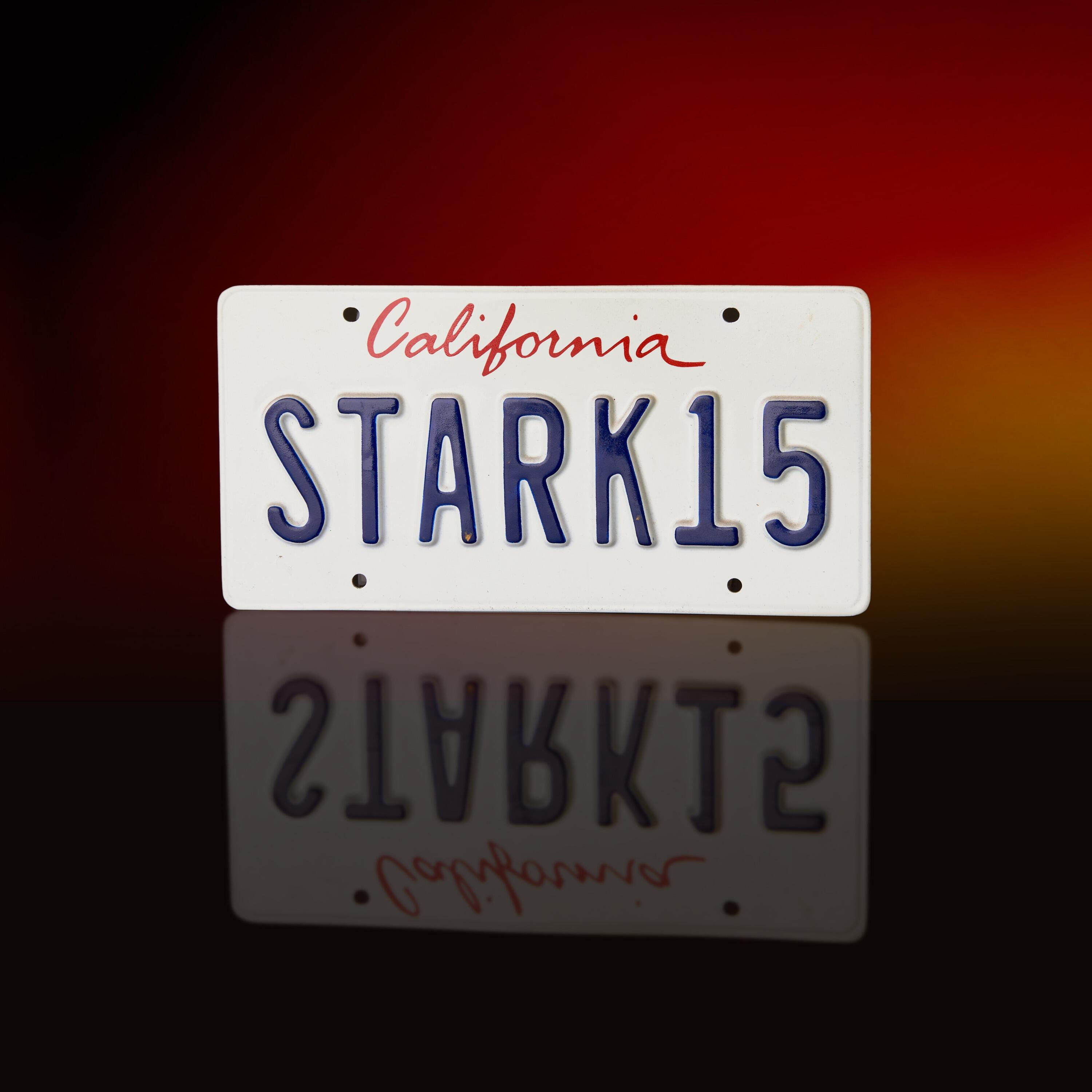 Wallpaper #OaWdOJMBVBiSkHCa5I7X334 Iron Man 2 Tony Starks Stark 15 License Plate Number Plate